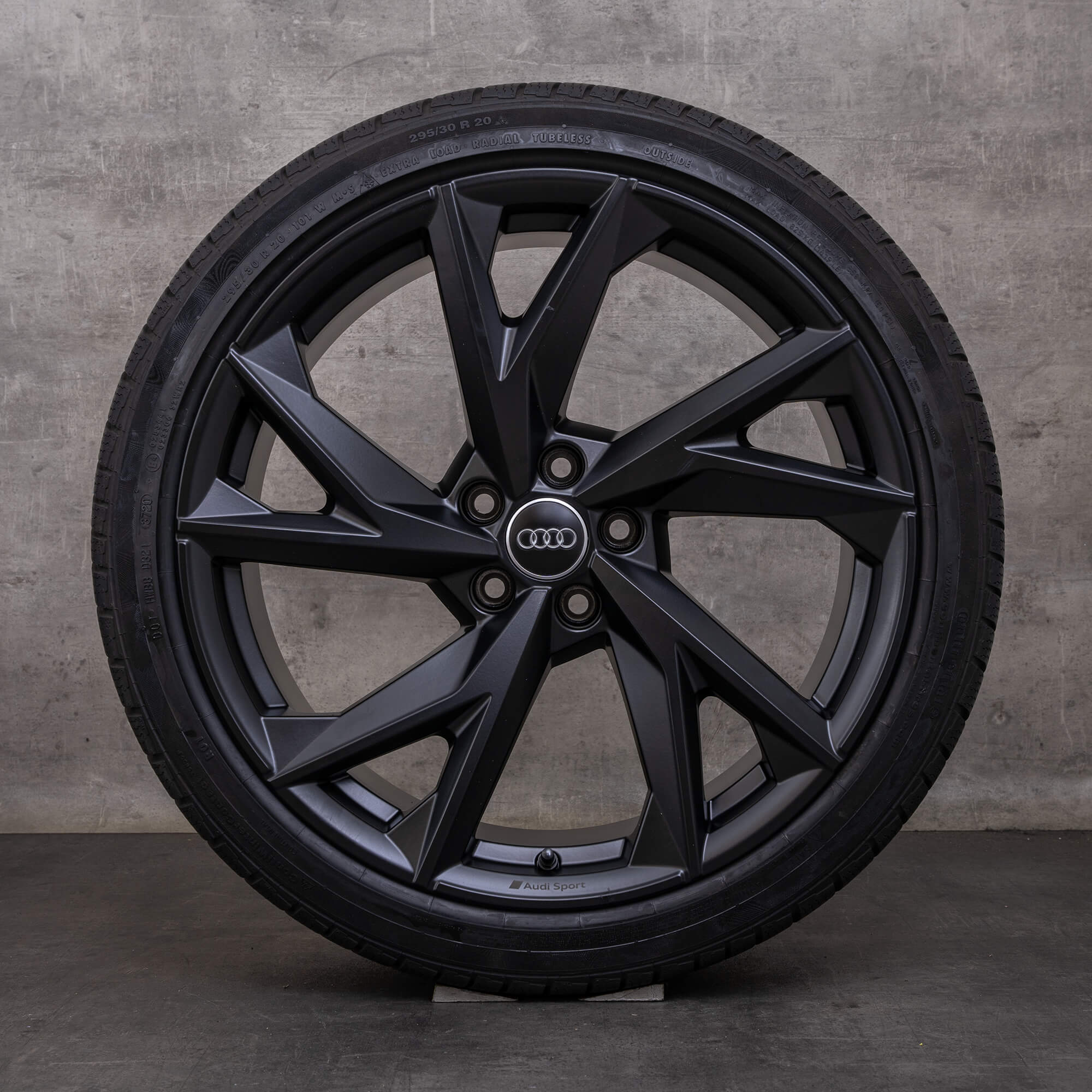 Alkuperäiset Aidot Audi R8 talvirenkaat 20 tuuman 4S-vanteet 4S0601025CA 4S0601025CC musta matta