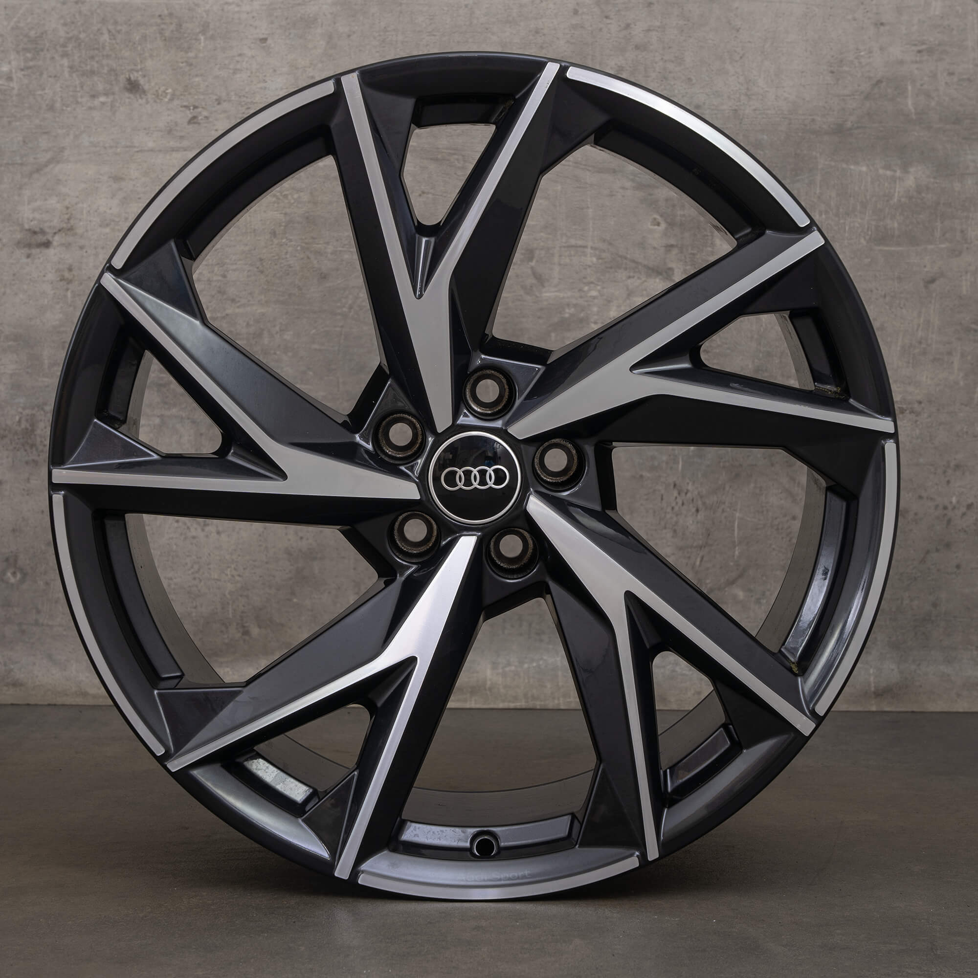 Jantes Audi R8 originais de 20 polegadas 4S Evo Design 4S0601025BS 4S0601025CC jantes alumínio antracite, alto brilho