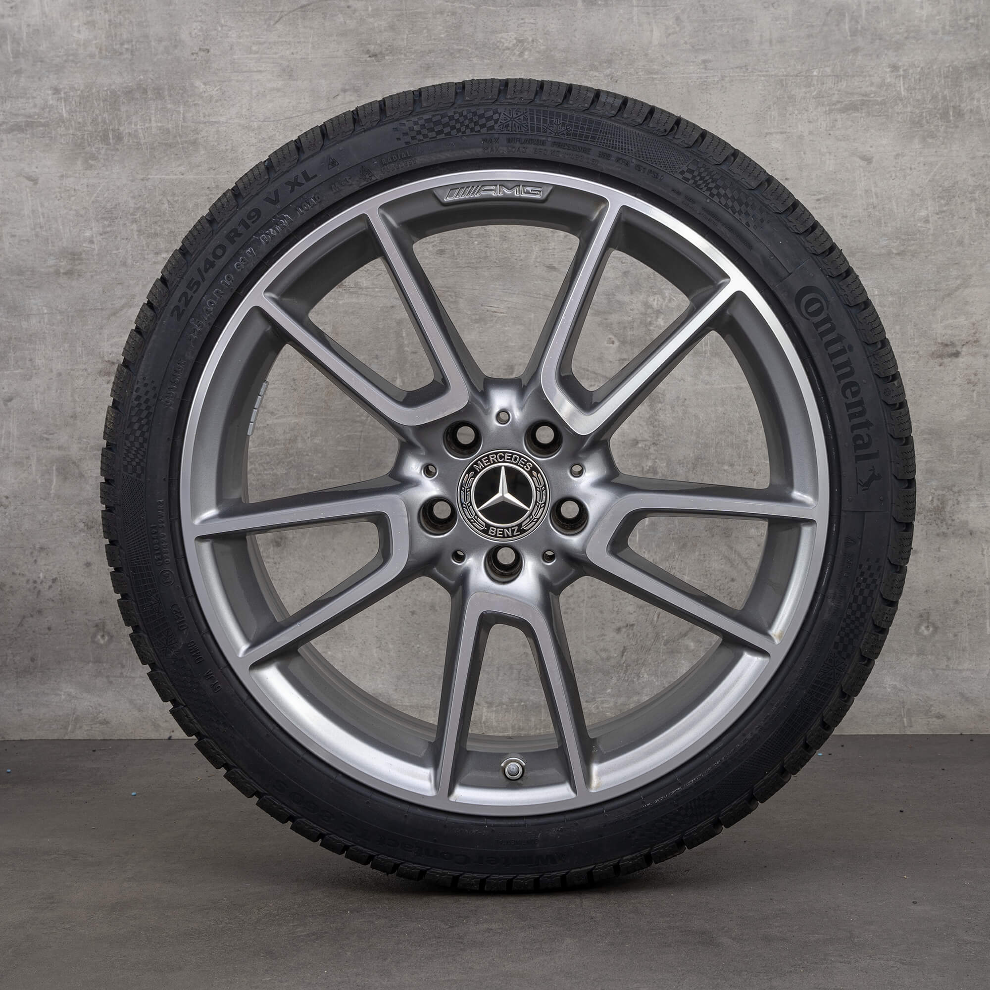 AMG 19 tommer Mercedes Benz fælge C-klasse C43 AMG 450 Sport W205 vinterhjul