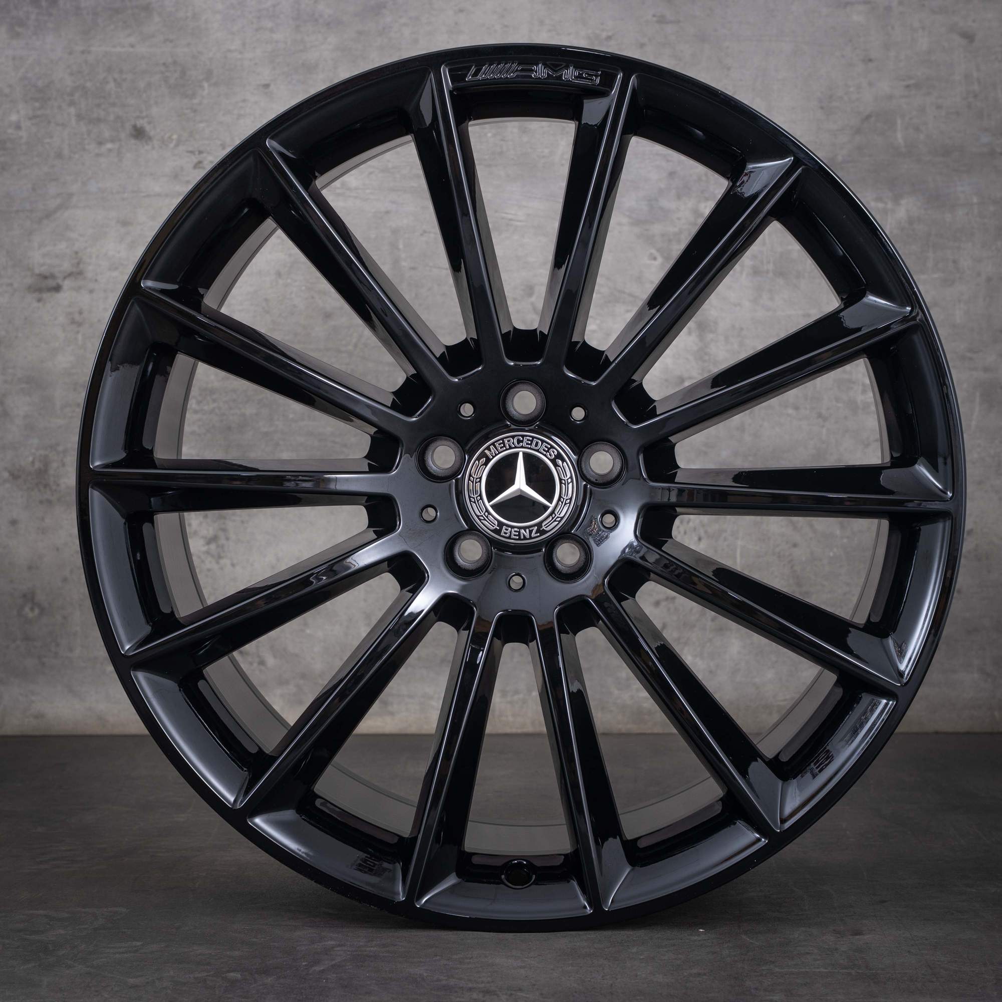 Original Mercedes Benz GLE AMG Felgen 21 Zoll W167 V167 Sommerräder A1674013400 A1674013500 schwarz glanz