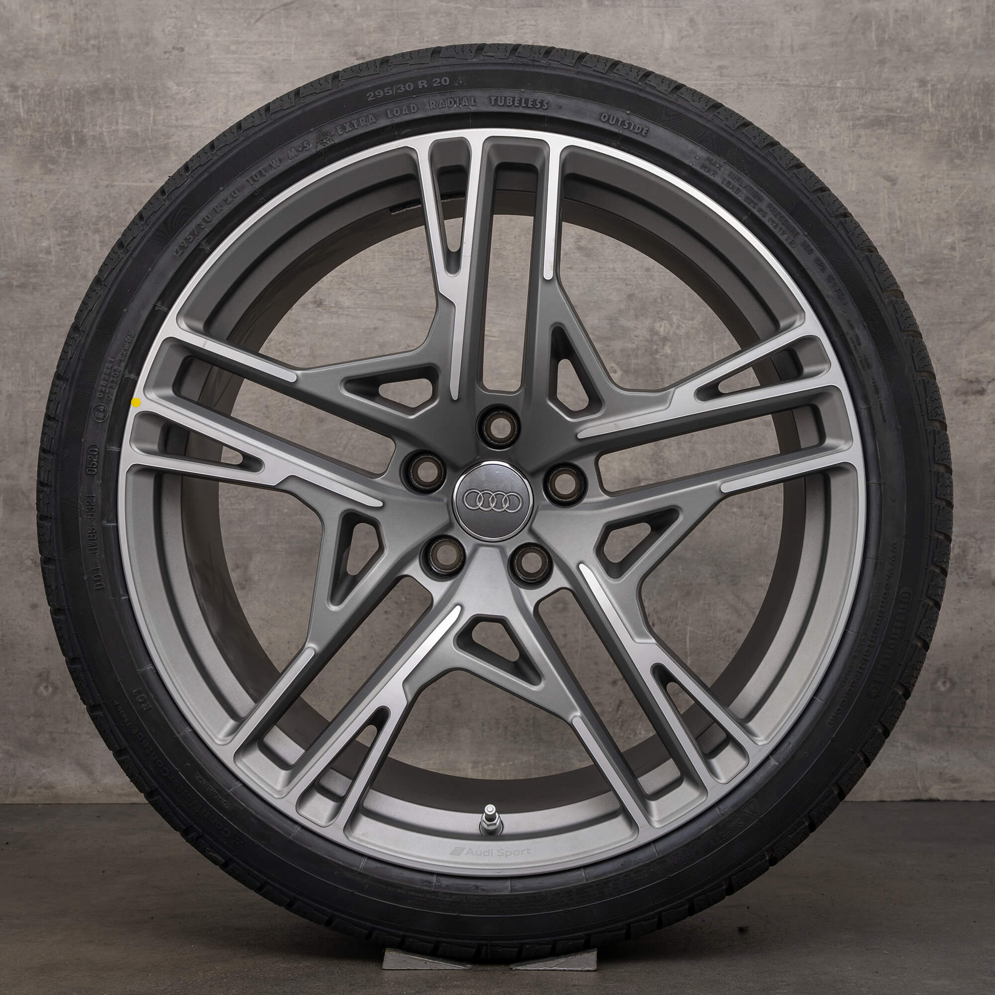 Audi 20 inç jantlar R8 4S komple kış jantları 4S0601025AD 4S0601025AG YENİ