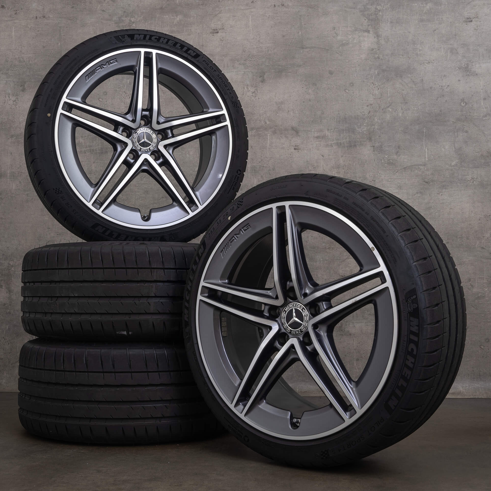 OEM Mercedes Benz CLA 45 AMG Rims 19 inch C118 X118 Summer wheels ...