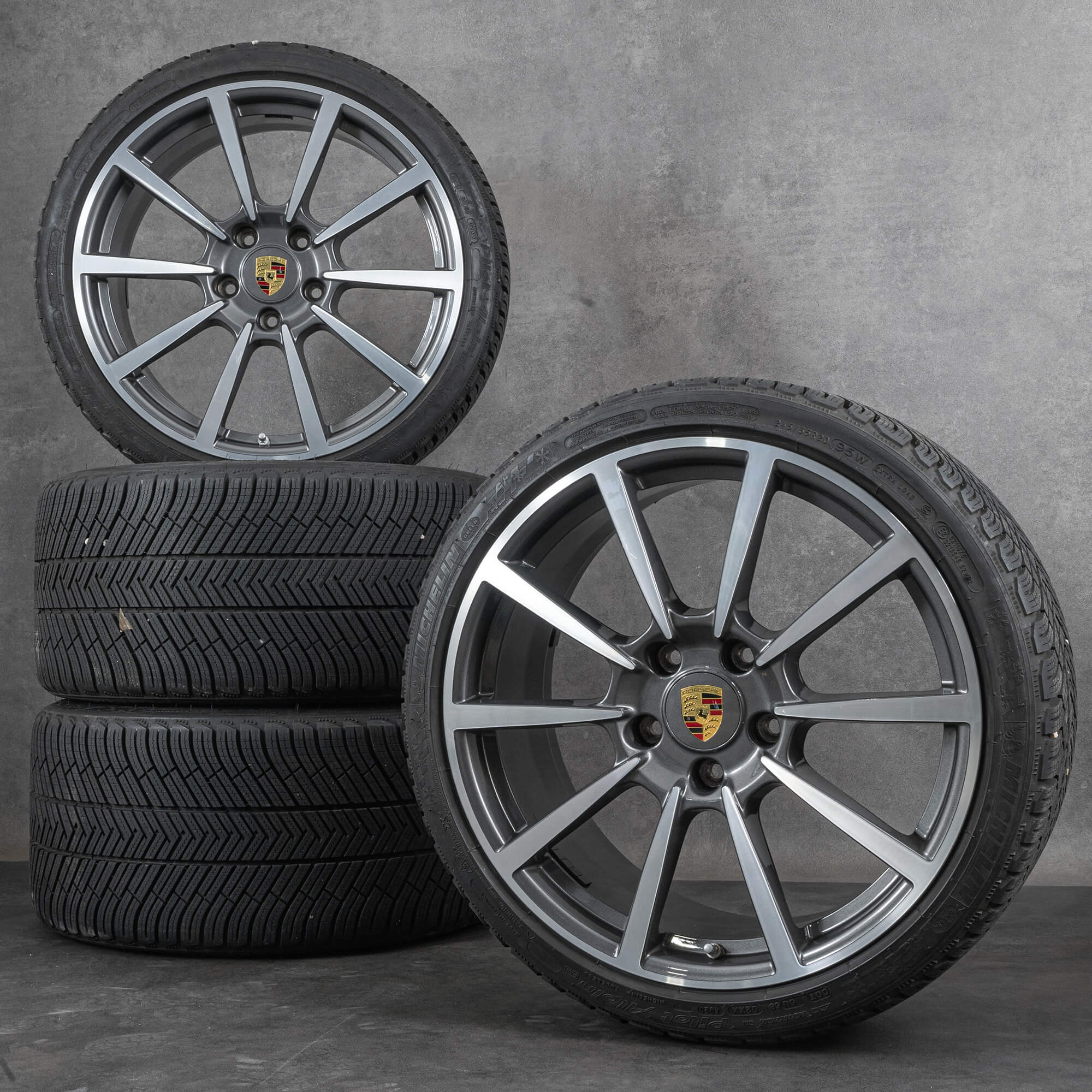 Originele Porsche 20 inch 991 Facelift velgen C4 Classic Winterrder winterbanden