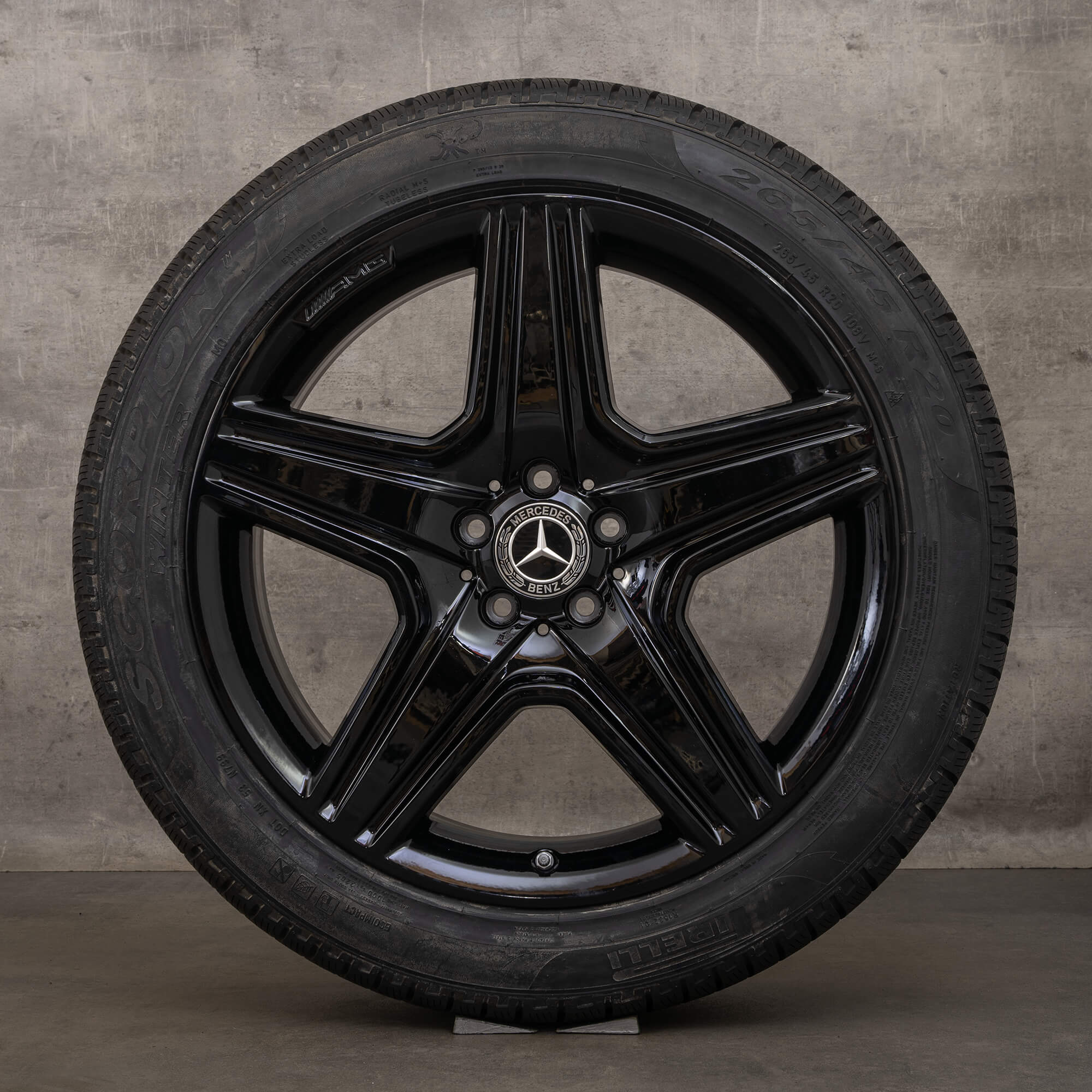 OEM Mercedes AMG ML63 W166 20 inch summer tires rims A1664012202