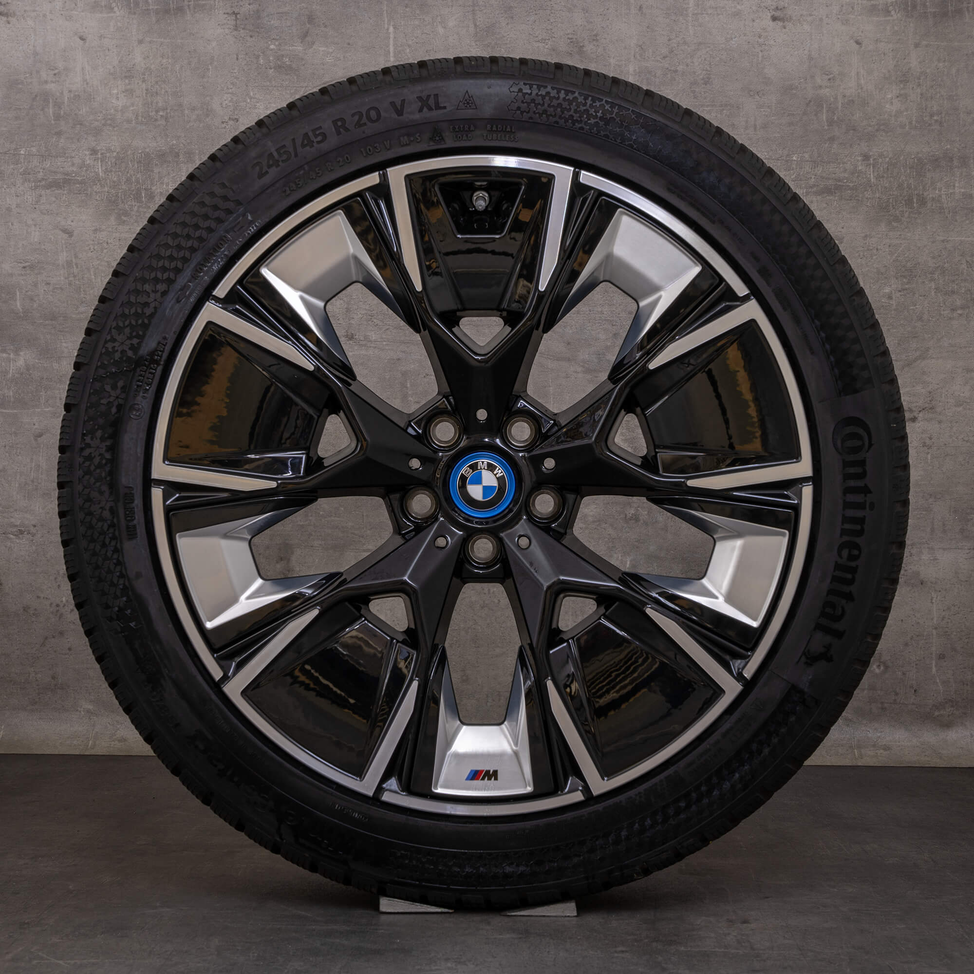 Originale BMW iX3 Anvelope de iarnă 20 inch G08 jante Styling 890 M 7916267 7916268 negru Lucios