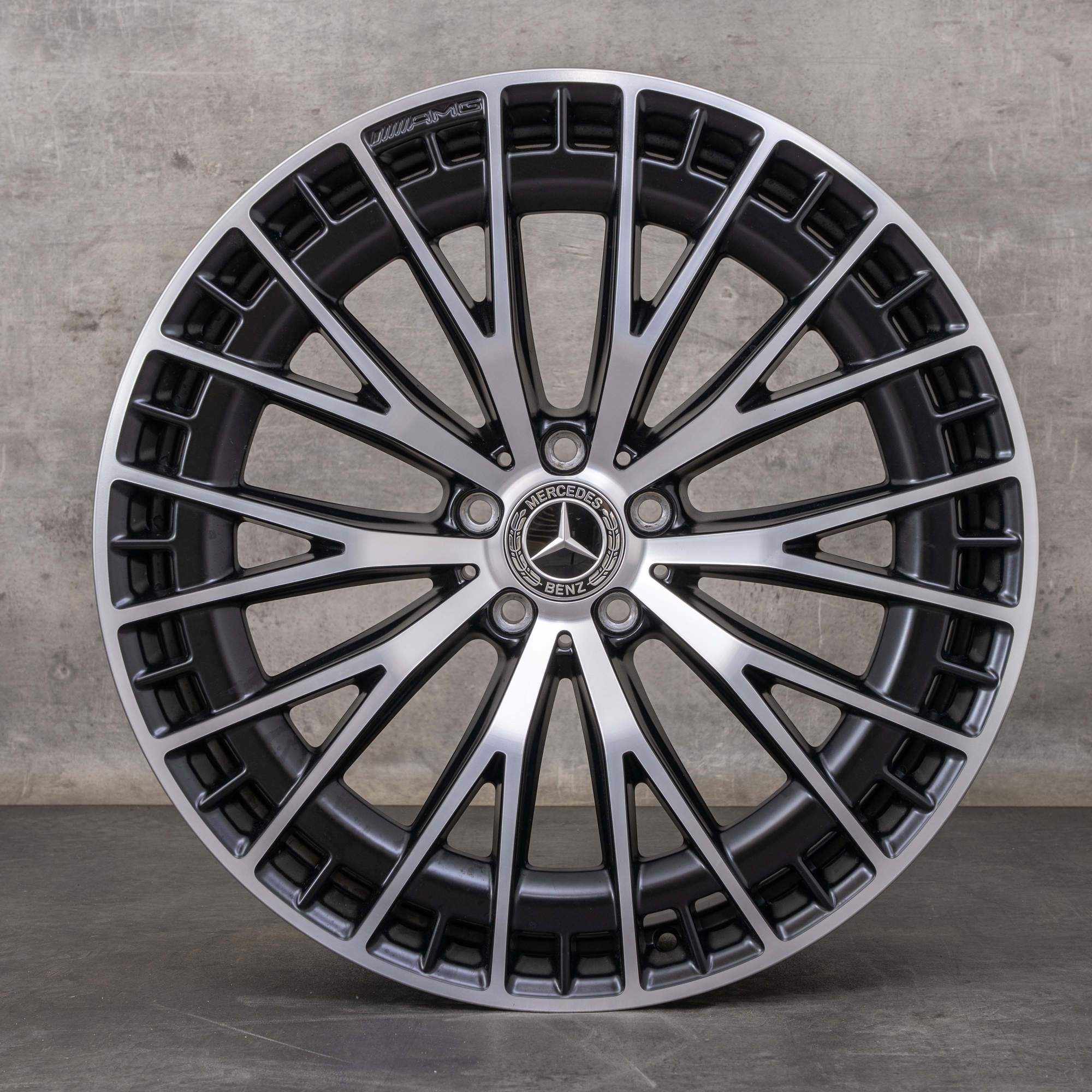 Oryginał Mercedes Benz EQE 43 53 AMG felgi 21 cali V295 4Matic koła letnie A2954012900 A2954013000 czarny mat Polerowane