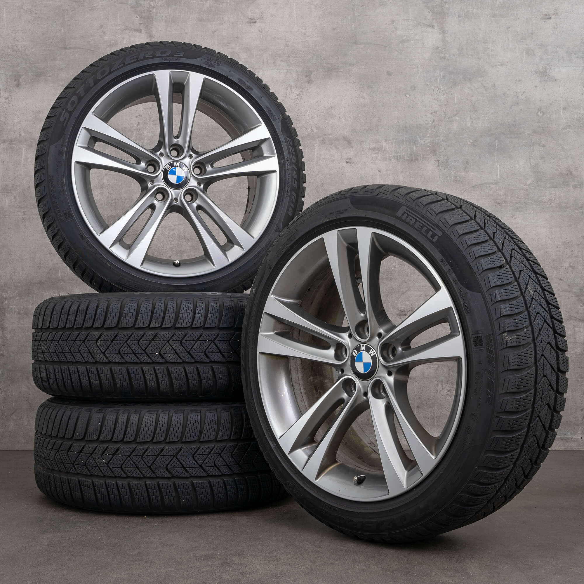BMW 3 Series F30 F31 4 F32 F33 winter wheels tires 18 inch rims