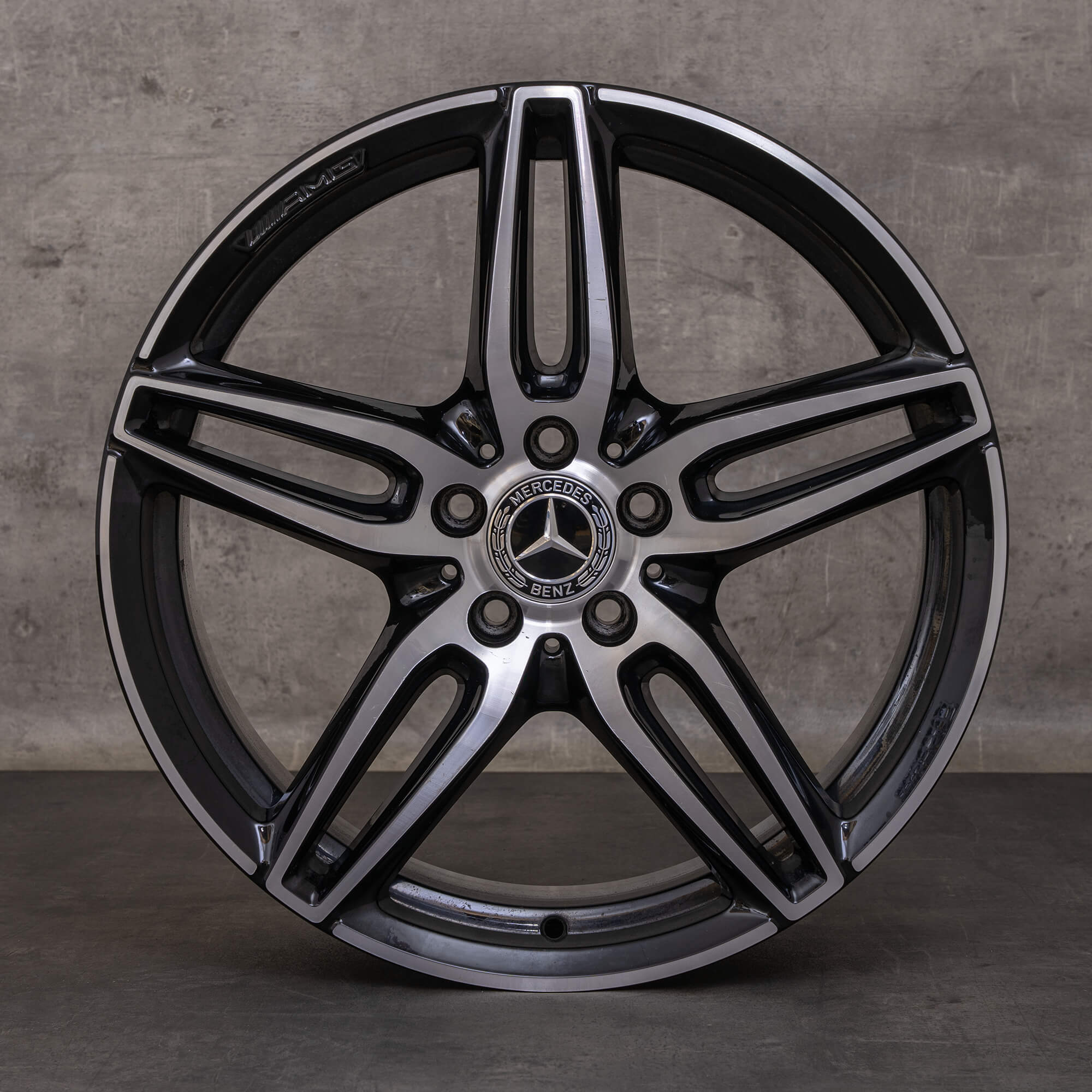 OEM Mercedes Benz E-Class AMG Rims 19 inch W213 S213 C238 A238 A2134012000 black glossy turned