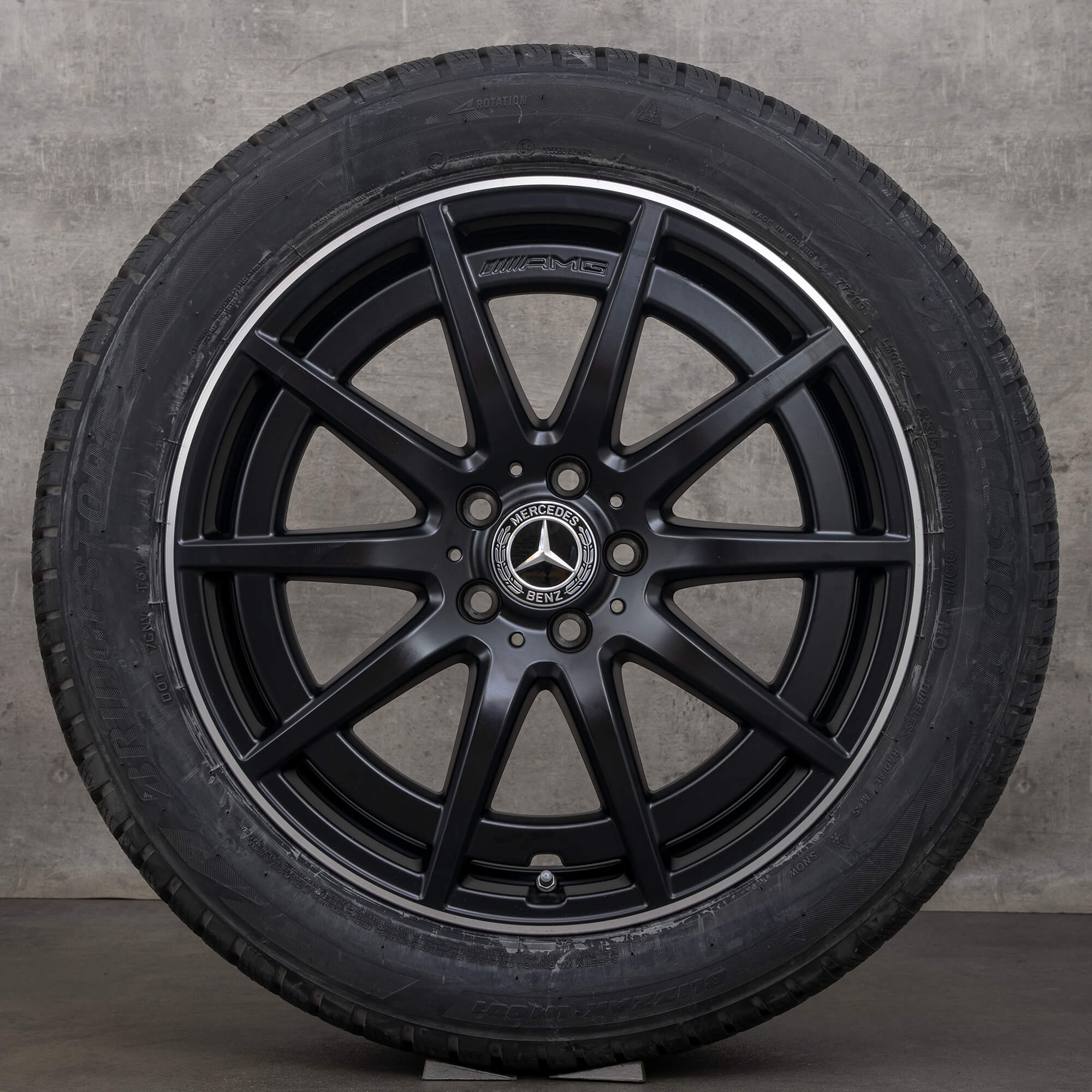 Mercedes Benz 19 palcové ráfky GLA GLB 35 45 AMG H247 X247 kompletni zimni alu kola