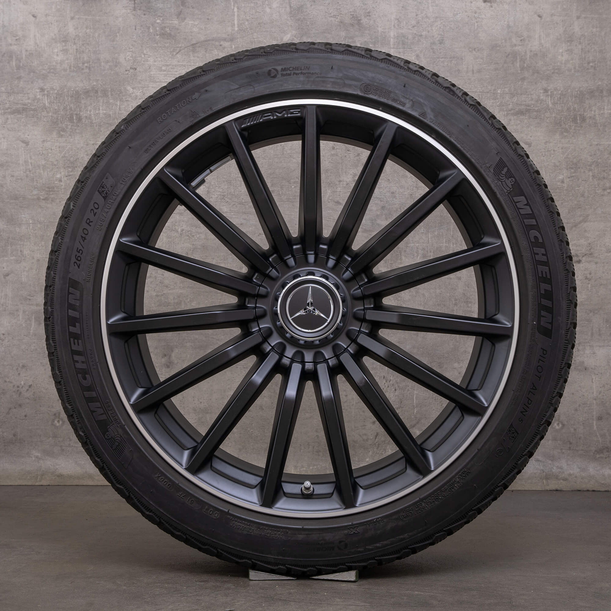 Jantes AMG Mercedes Benz GT 43 53 63 & S 4Matic+ Winterrder 20 polegadas X290 4-Trer jantes A2904010600 A2904010700 preto mate brilhante torneado
