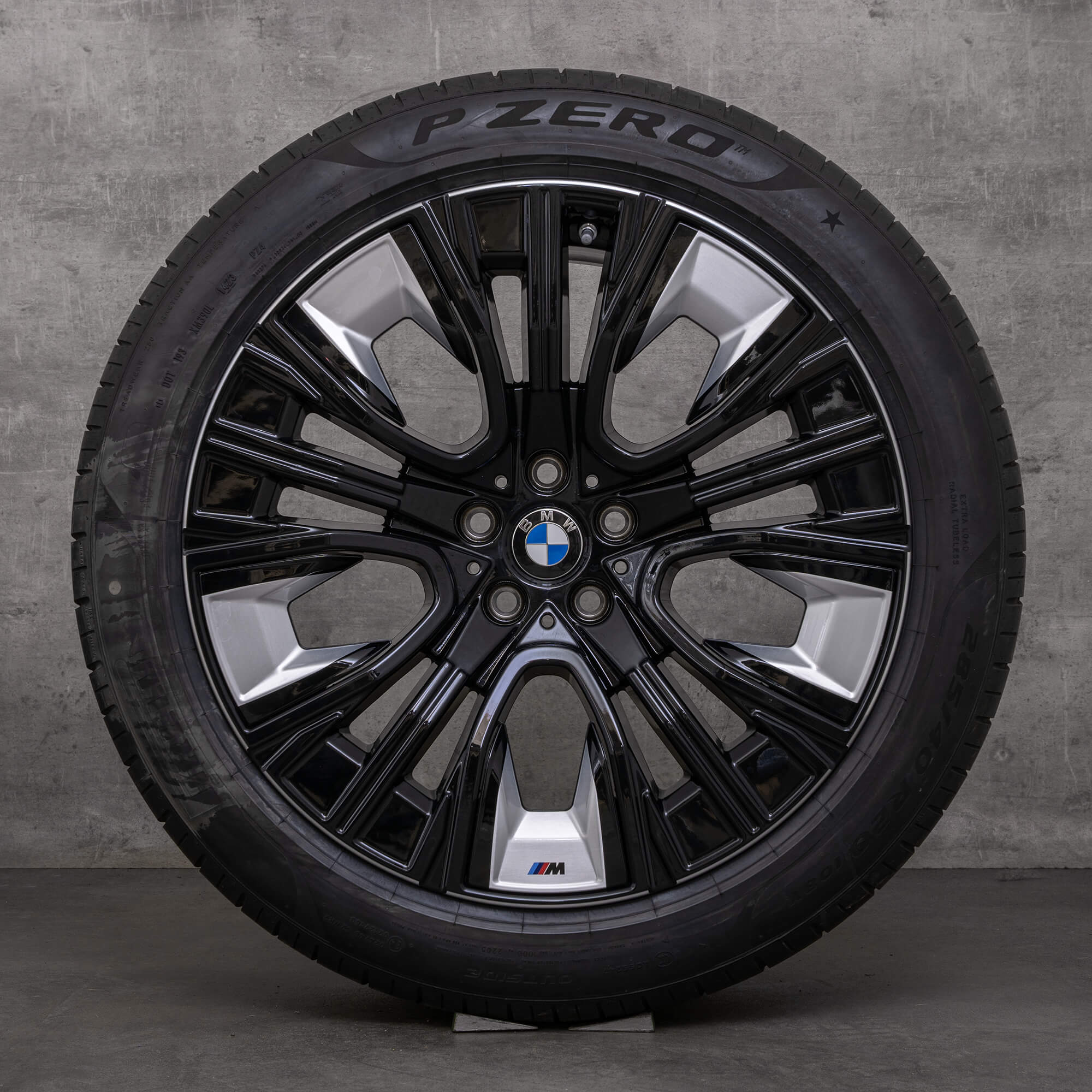 Original BMW X3 Winterräder 20 Zoll G45 Felgen Styling 906 5A6F115 5A6F116 schwarz glanzgedreht