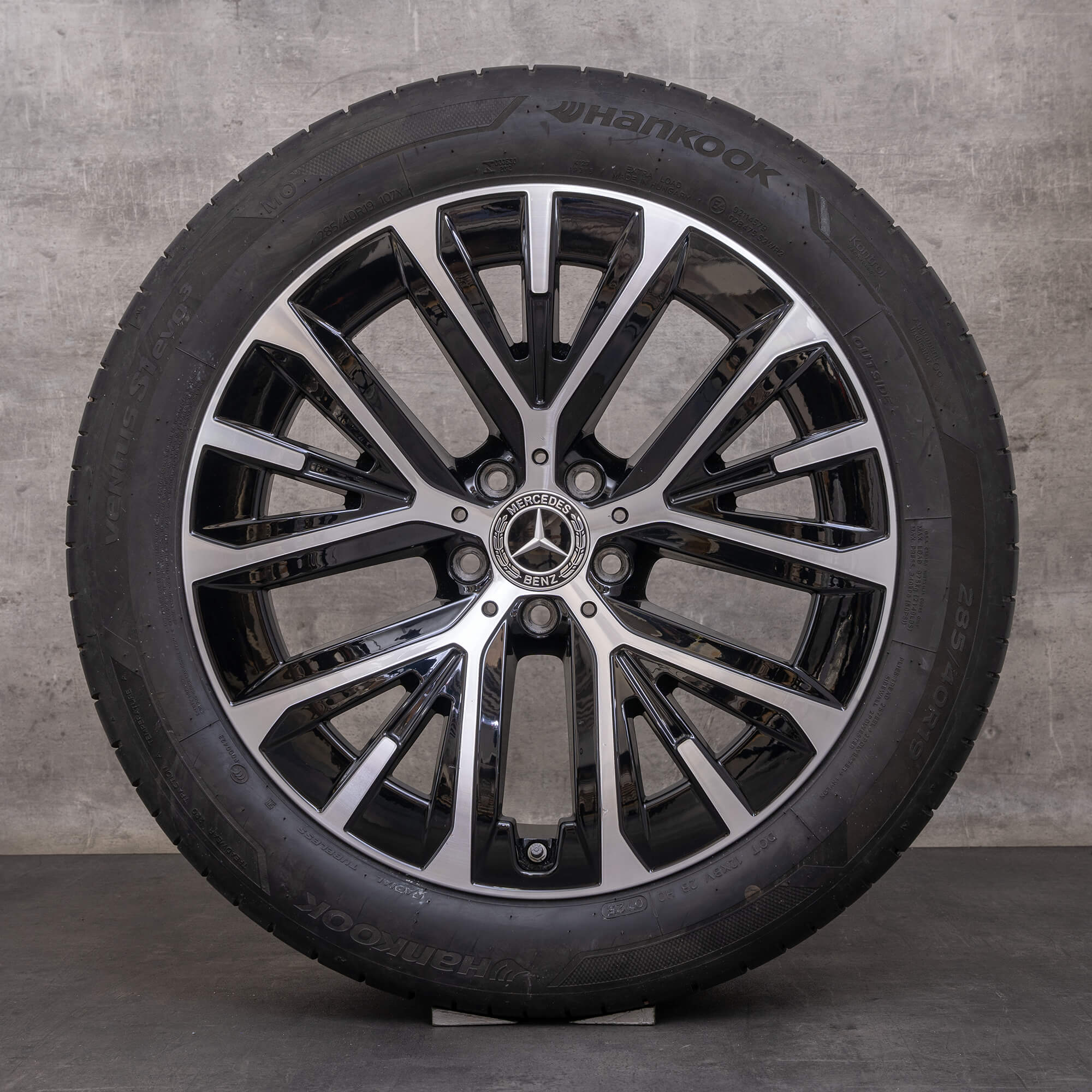 OEM Mercedes Benz E-Class All-Terrain winter tires 19 inch S214 X214 rims A2144014000 A2144014900 black glossy turned