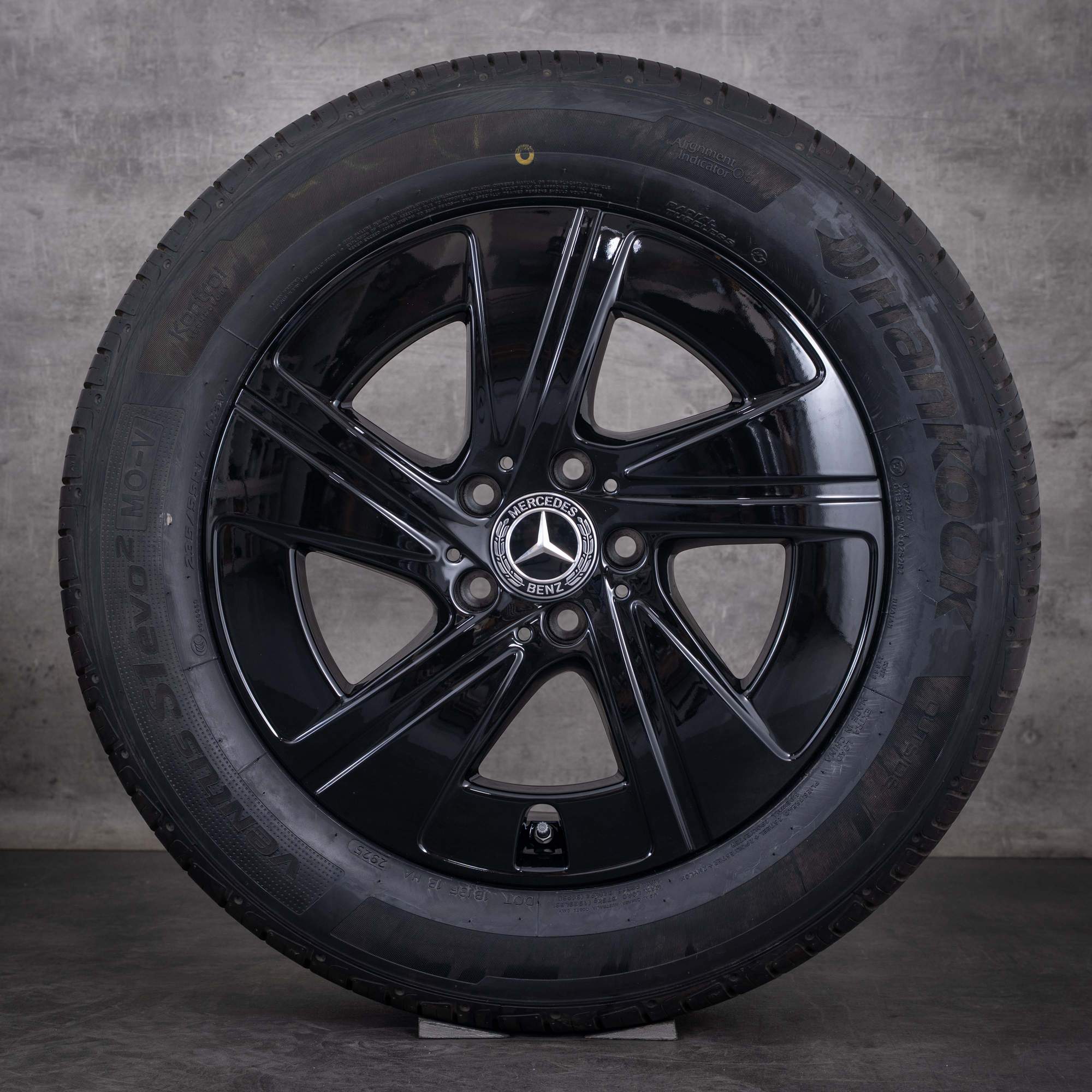 Jante originale Mercedes-Benz Clasa V Vito de 17 inci W447 pentru anvelope de vară A4484011400 negru lucios
