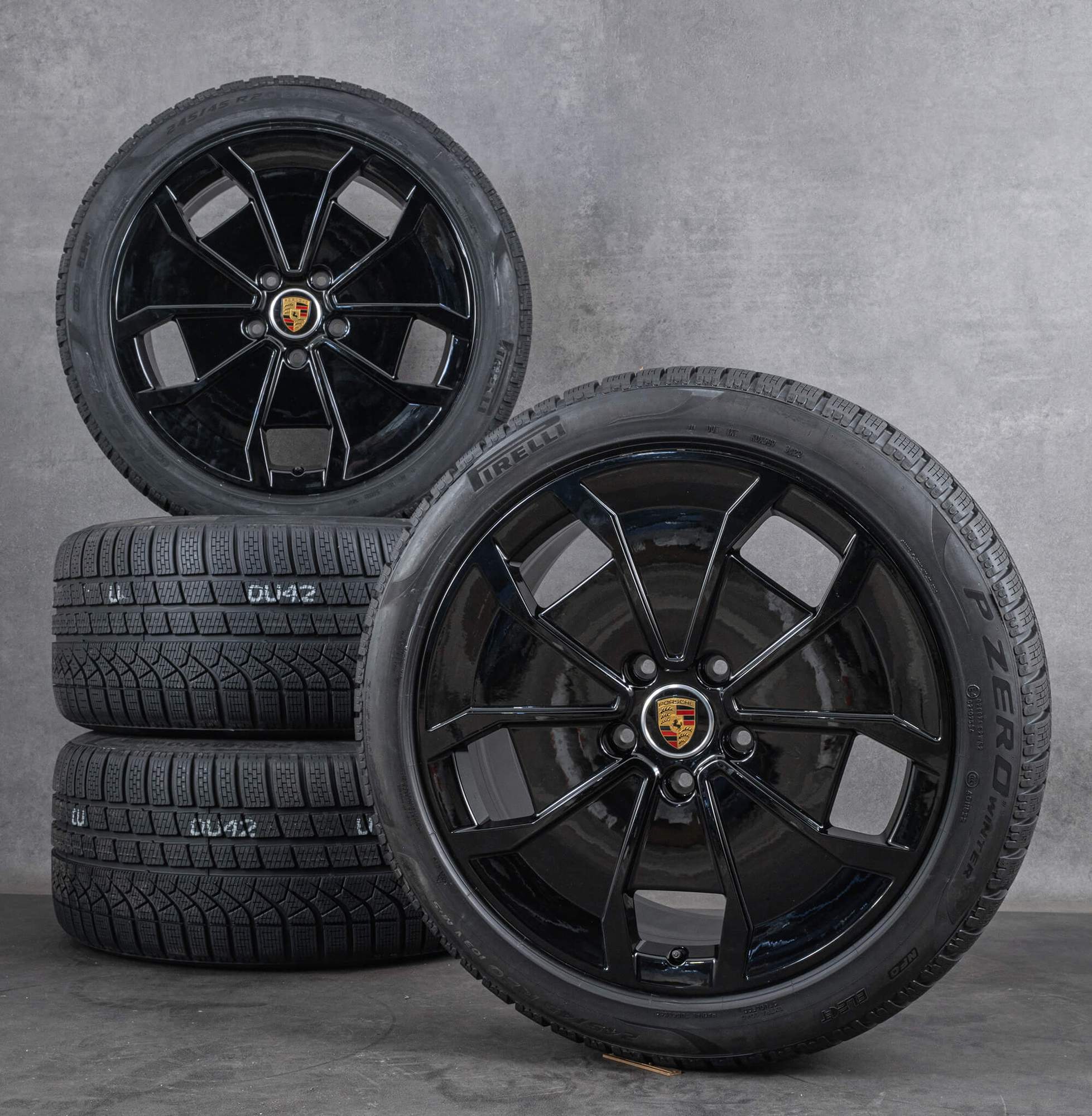 Cerchi originali Porsche Taycan Cross Turismo 20 pollici ruote invernali pneumatici