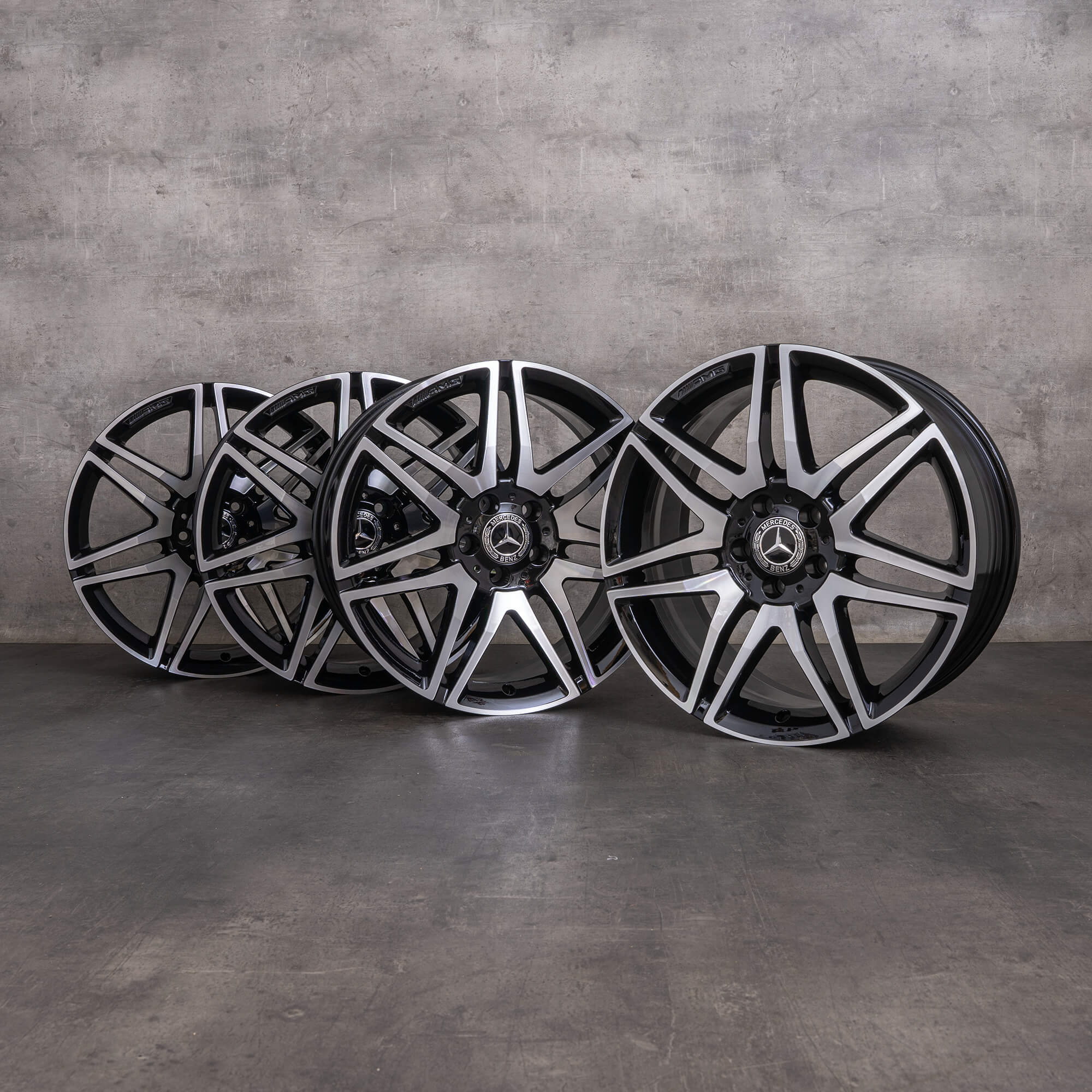 OEM E-Class AMG Rims 19-inch C207 A207 A2124014702 black high-sheen finish