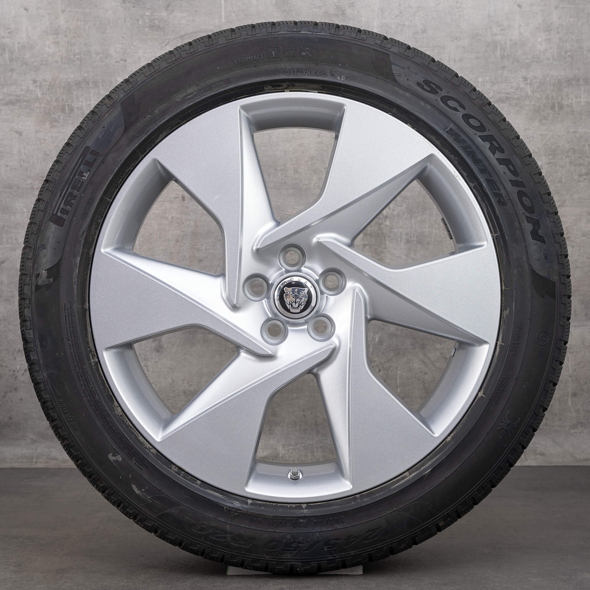 Jaguar 20 inch rims I-Pace aluminum winter tires wheels J9D3-BC-SS NEW