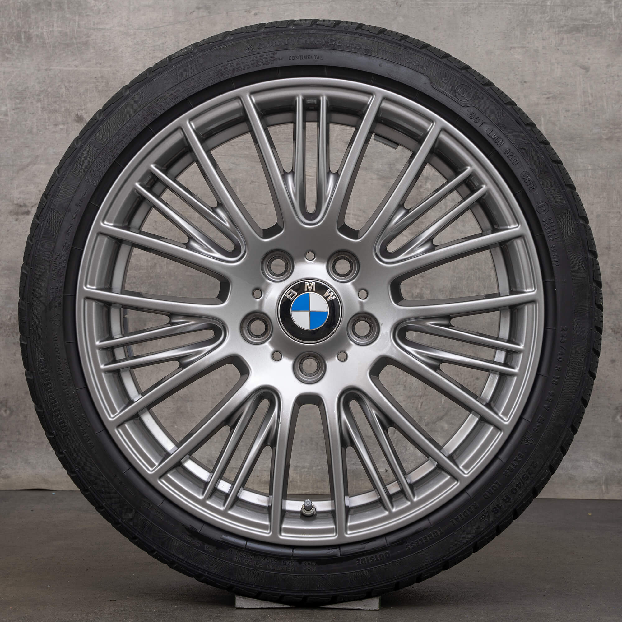 BMW 1 Serisi F20 F21 2 F22 F23 kış jantları 18 inç jantlar lastikleri stil 388