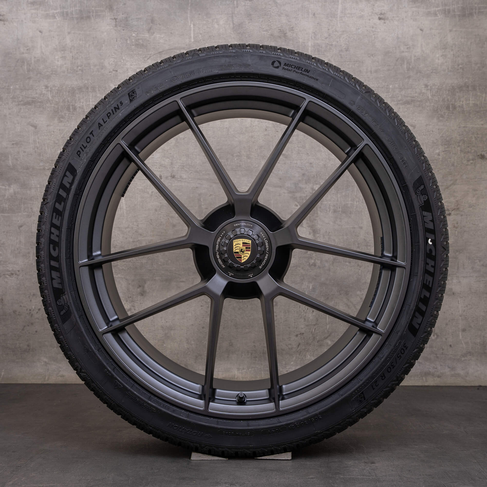 Originali Porsche 911 Carrera GTS cerchi invernali 20 pollici 992 II facelift 92044631S nero NUOVO