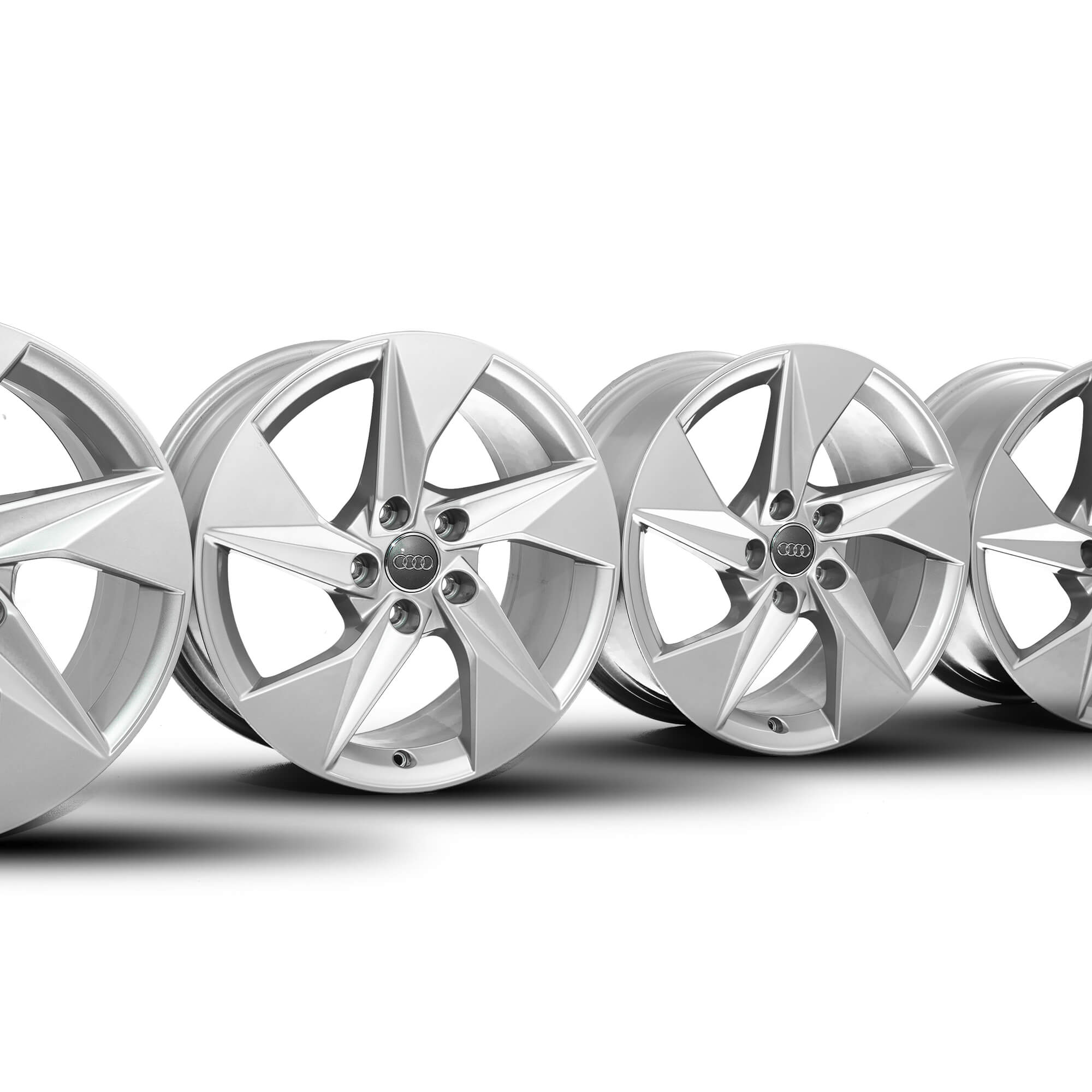 Audi 17 tommers felger A3 8Y alloysfelger 8Y0601025A alloysfelger sølv