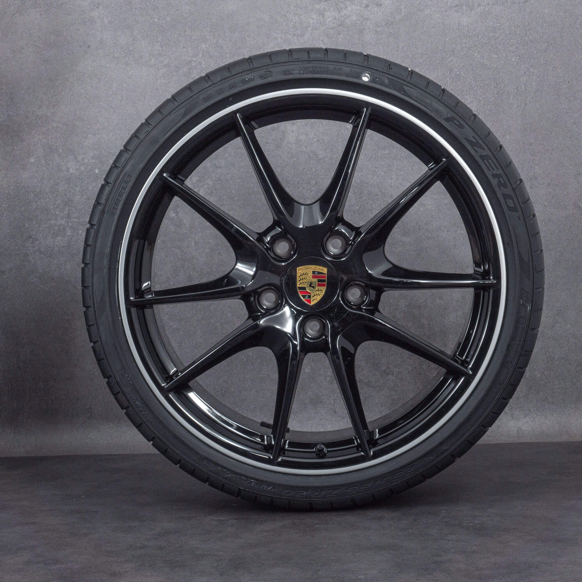 Originale Porsche 20 tommer 981 Boxster Cayman S III sommerdæk fælge NYT