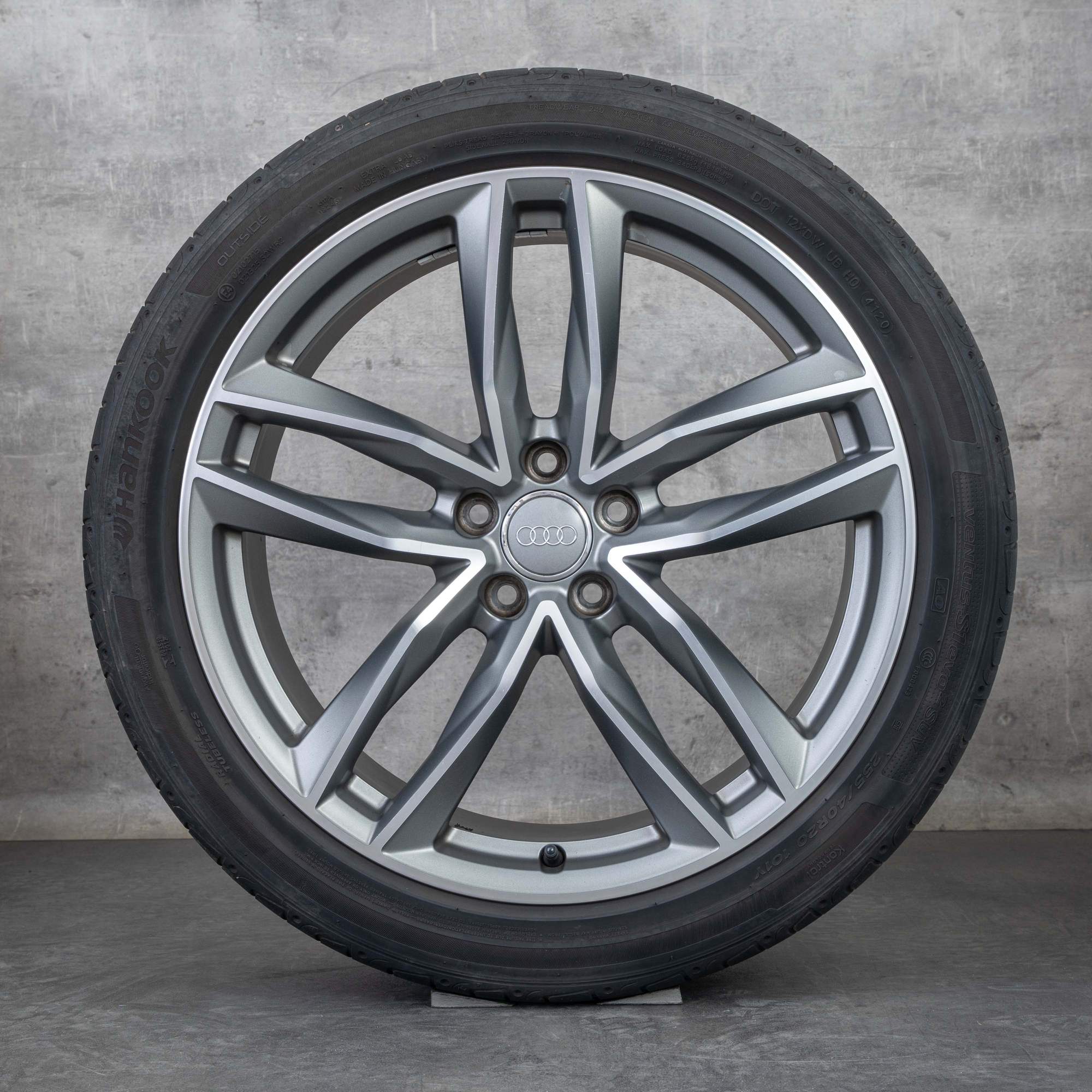 Alkuperäiset Audi A6 vanteet 20 tuuman 4G C7 Allroad kesäpyörät 4G9601025M titan kiillotettu