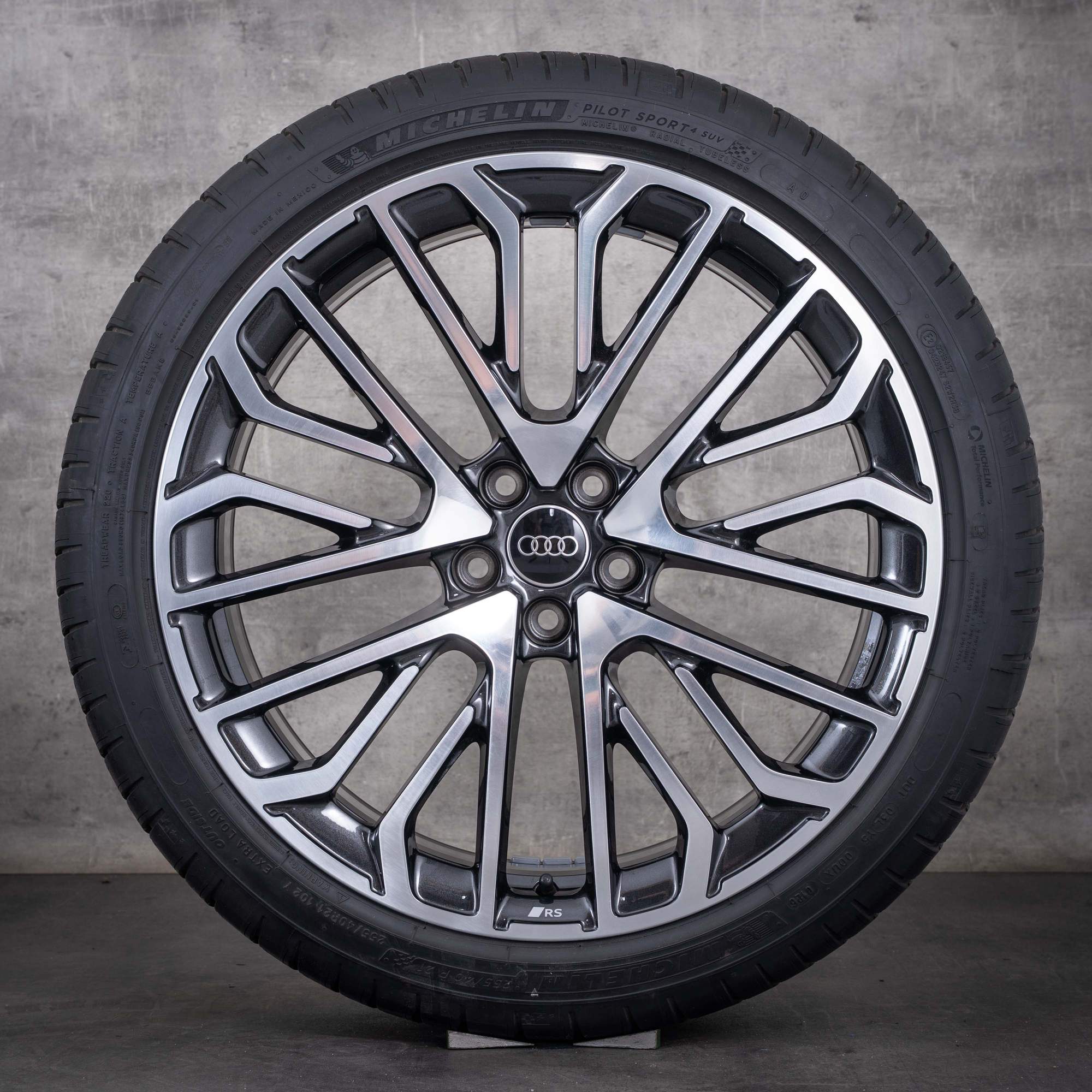 Llantas originales Audi Q5 SQ5 de 21 pulgadas FY GU Sportback para verano, 8MA601025L, acabado en granito diamantado