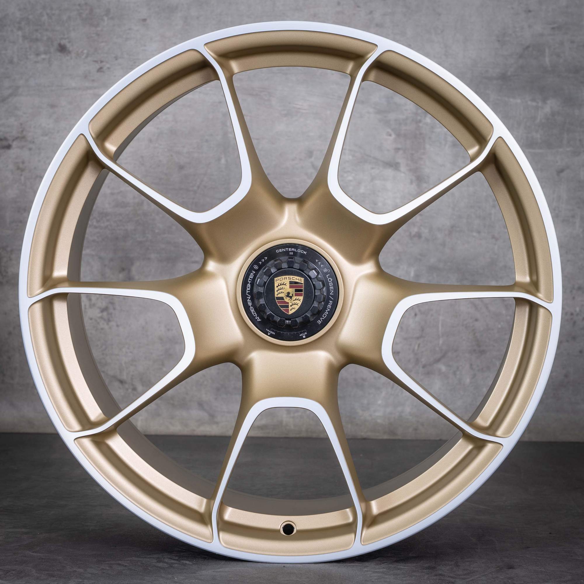 Oryginał Porsche 992 I koła 20 21 cali Turbo S letnie 992601025AF 992601025AG Aurum polerowane NOWE