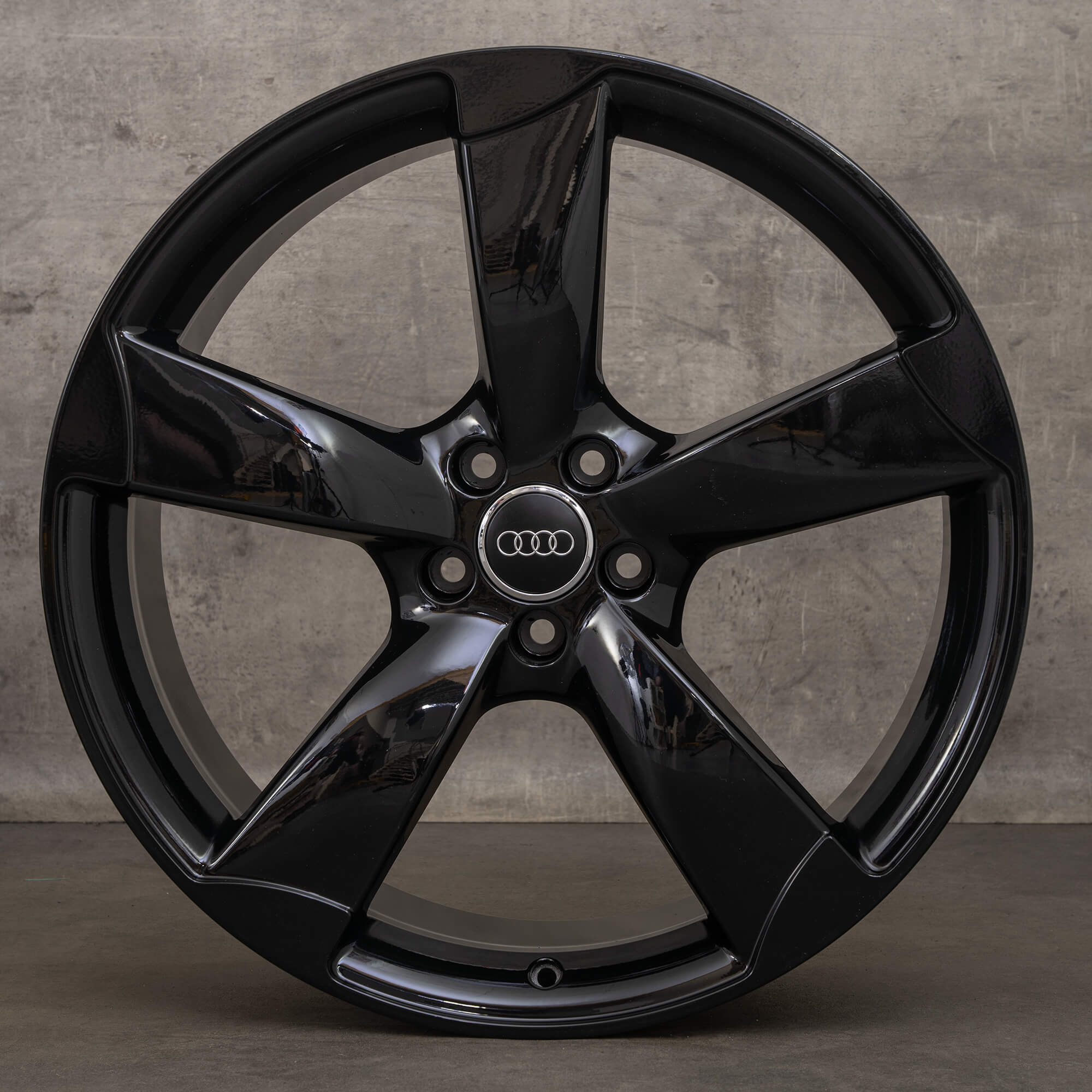 Originele Audi A7 S7 RS7 4G C7 21 inch velgen 4H0601025BA rotor zwart ET35