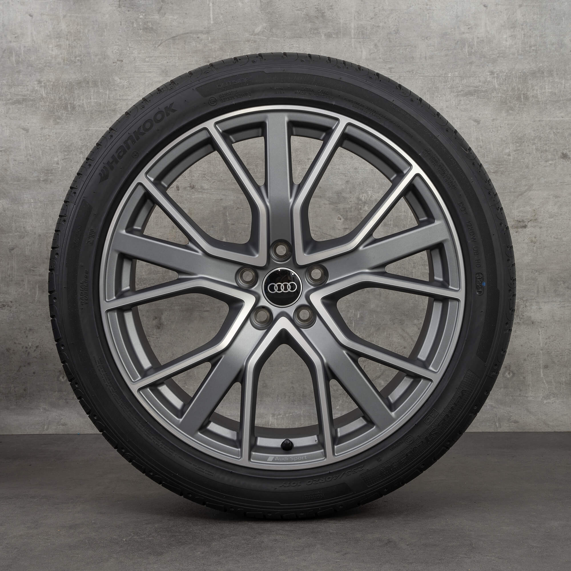 Jantes d'origine Audi Q3 RSQ3 20 pouces F3 roues été 83A601025BD anthracite, brillant NEUF