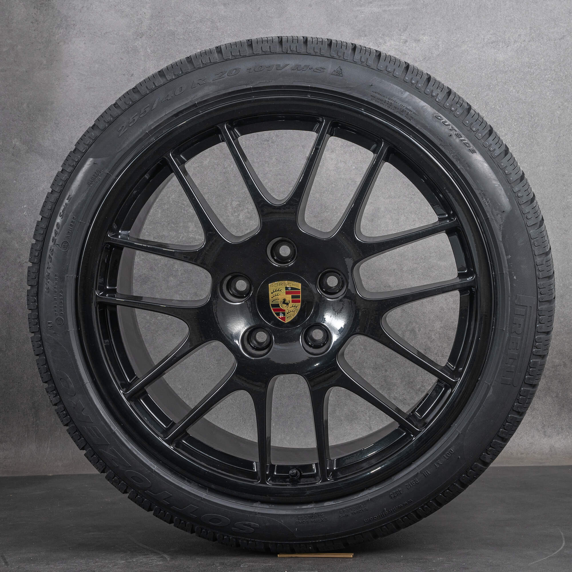 Original Porsche Panamera 970 20 Zoll Felgen Winterräder Winterreifen schwarz