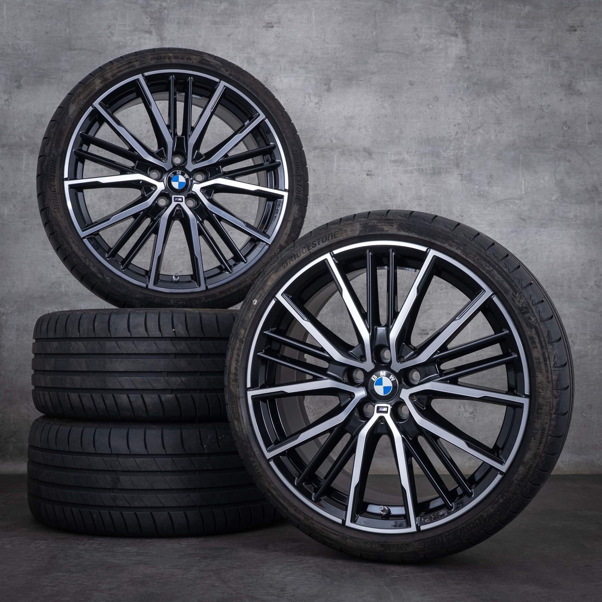 Original BMW 1er 2er Felgen 19 Zoll F40 F44 Gran Coupe Sommerräder Styling 552 M 8092356 schwarz glanzgedreht