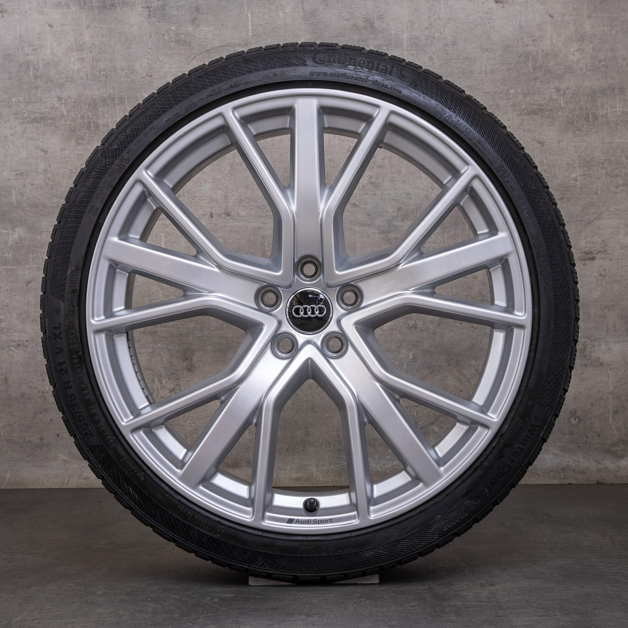 Originali Audi A7 S7 ruote invernali 21 pollici 4K C8 cerchi 4K8601025R argento lucido