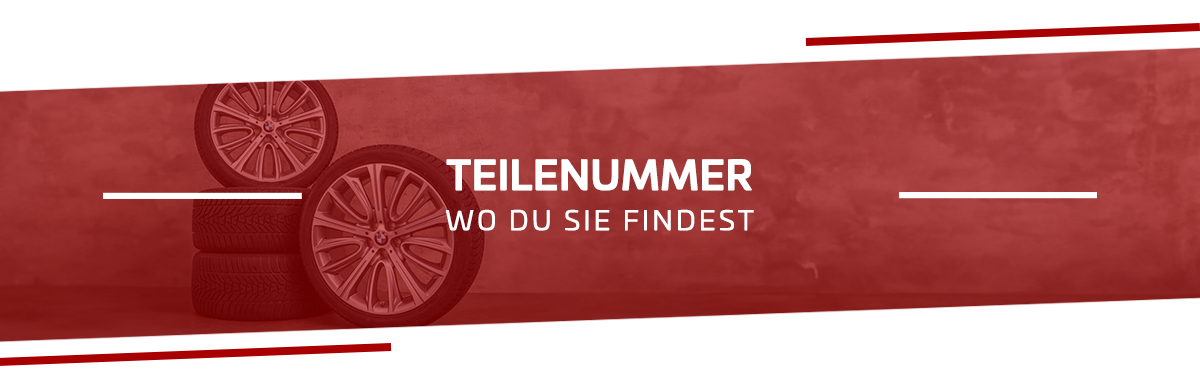 Wo finde ich die Teilenummer bei Original Felgen? Wo finde ich die Teilenummer bei Original Felgen?