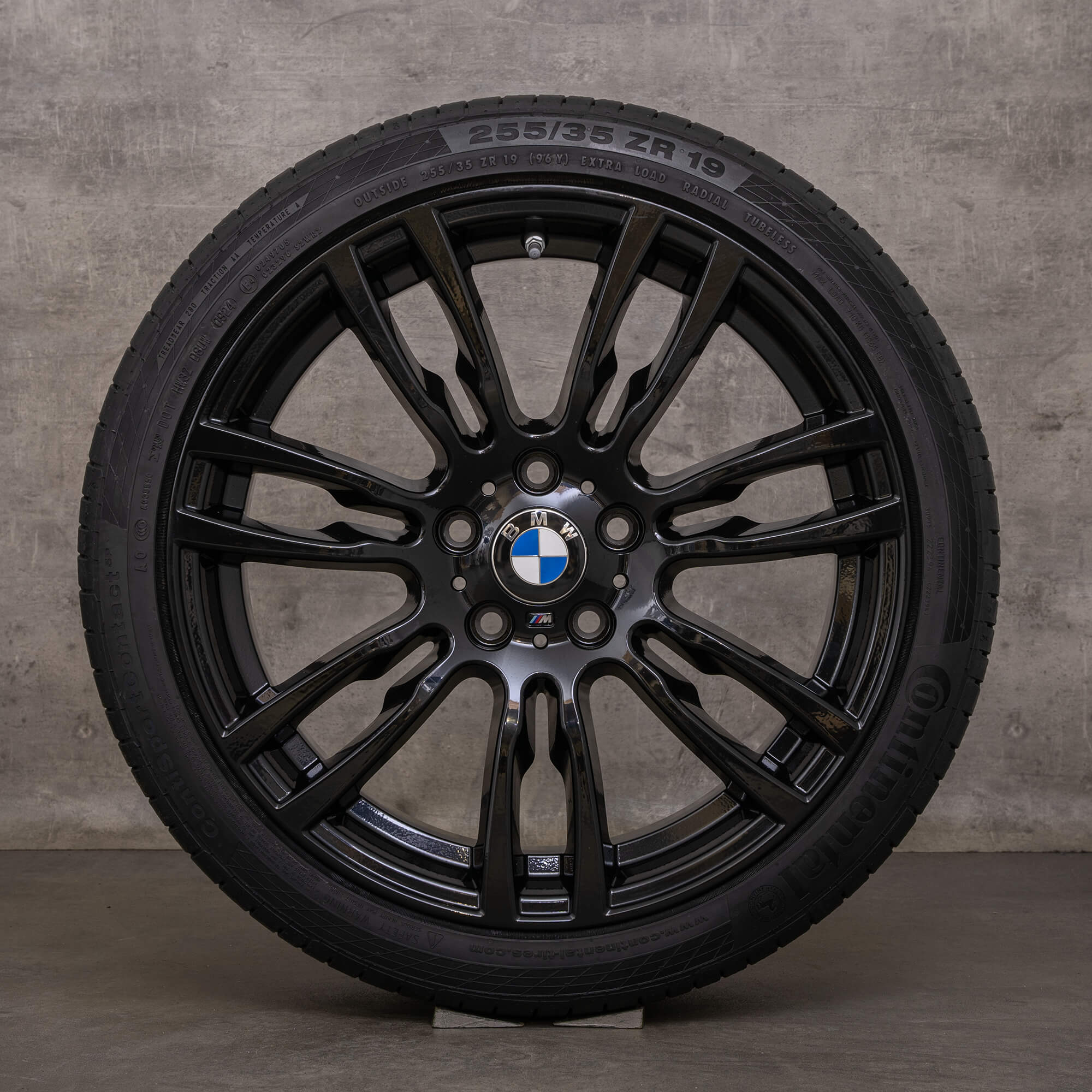 Original BMW Série 3 Jantes 4 19 pouces F30 F31 F32 F33 F36 Gran Coupé Pneus d'été Styling 403 M 7845882 7845883 noir brillant