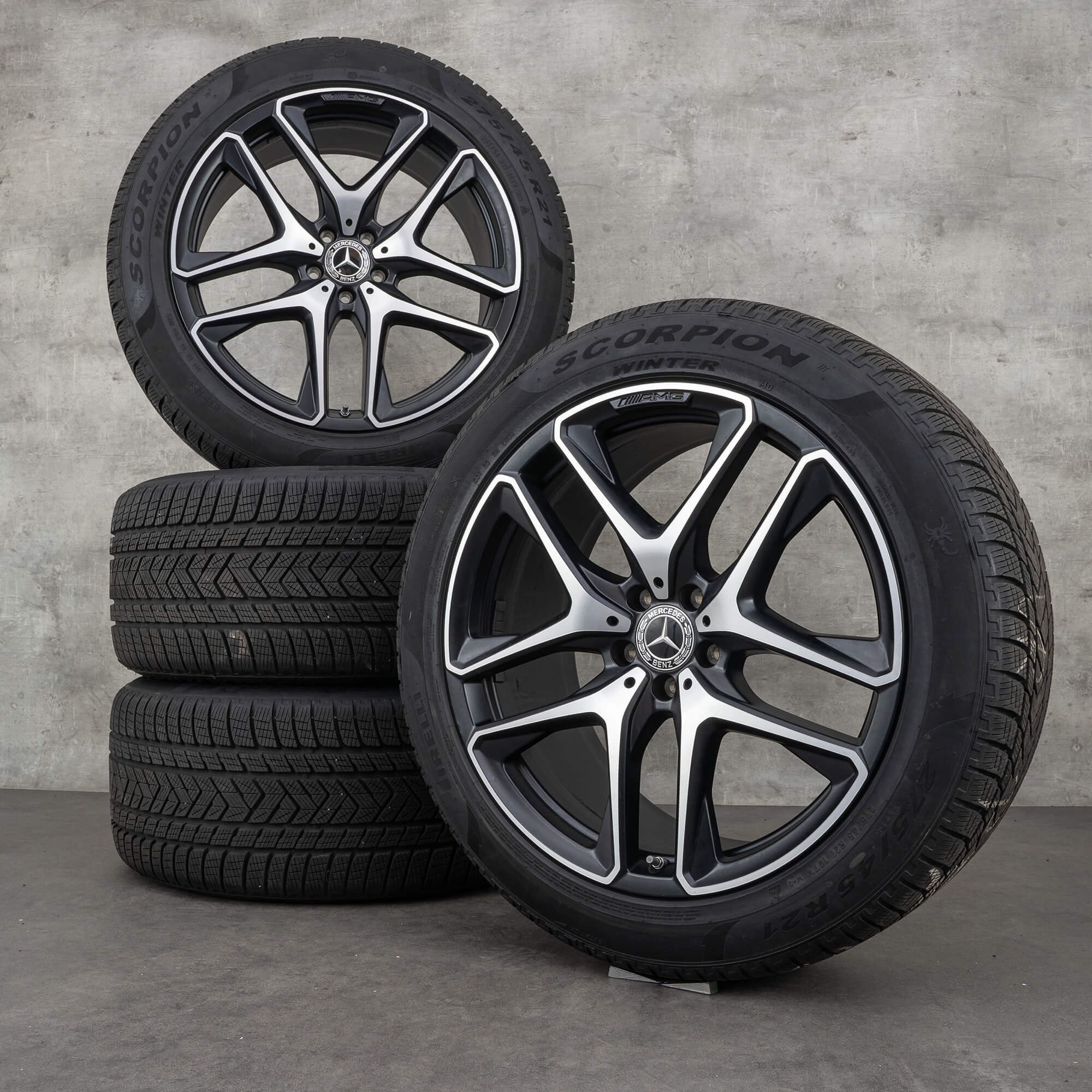 Mercedes AMG 21 tommer fælge GLE 53 4Matic+ SUV V167 sommerdæk sommerhjul NYHED