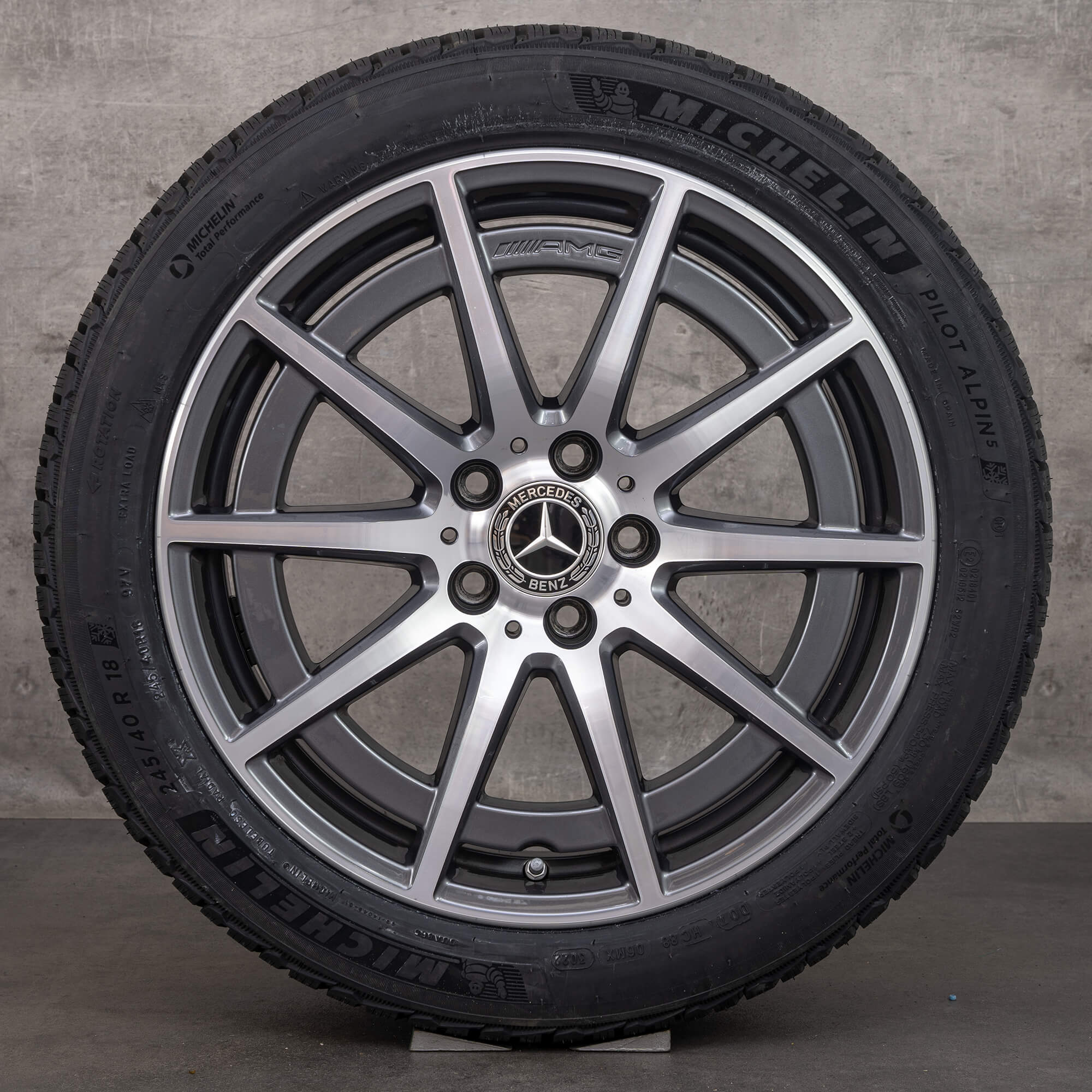 Llantas AMG Mercedes 18 pulgadas Clase A A45 W177 CLA45 W118 ruedas completas