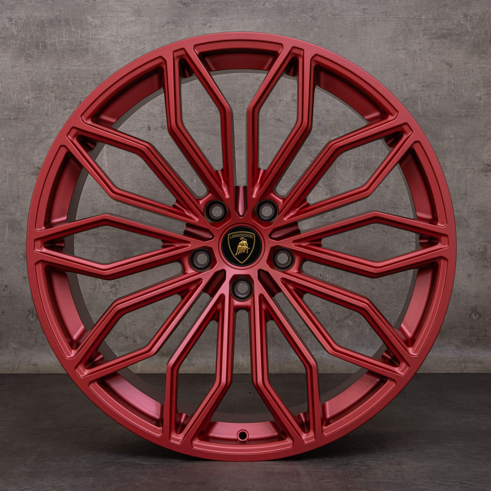 Oryginał Lamborghini Urus koła zimowe 23 cale felgi Galanthus 4ML601025CG 4ML601025CH czerwony mat NOWY