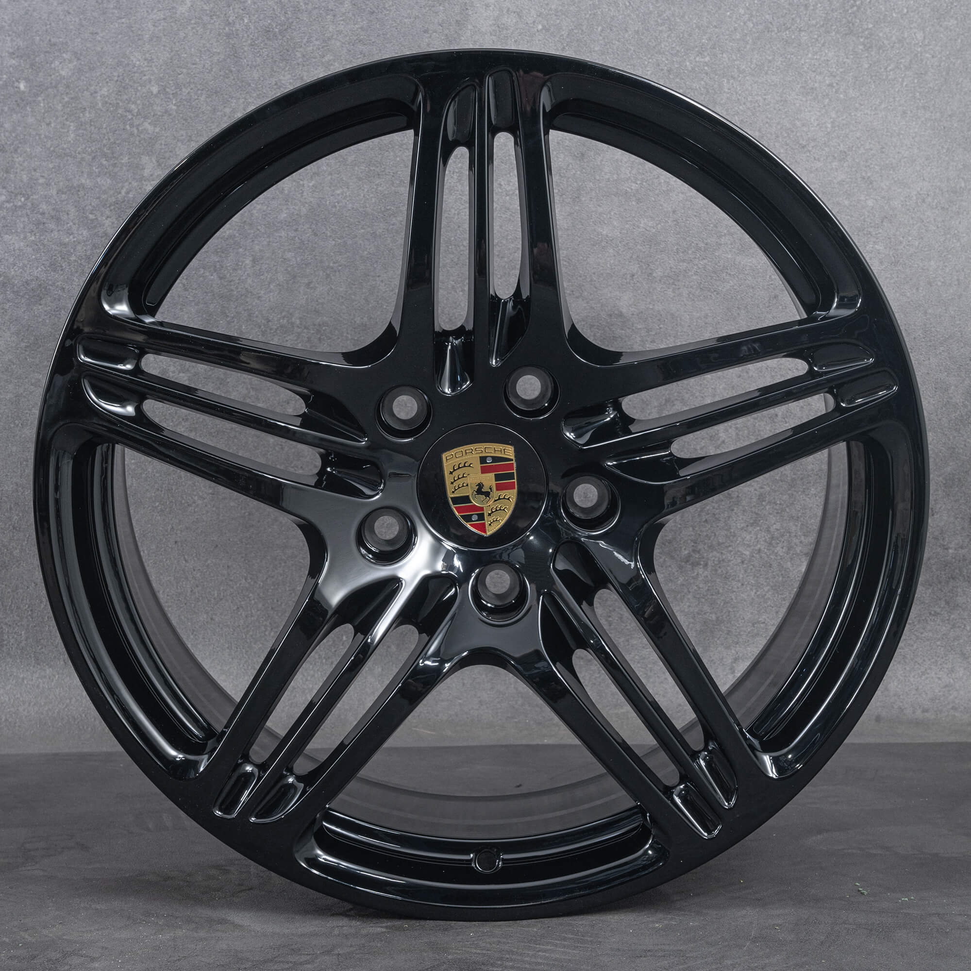 OEM Porsche 19 inch Boxster Cayman 987 Turbo I rims 99736215808 black
