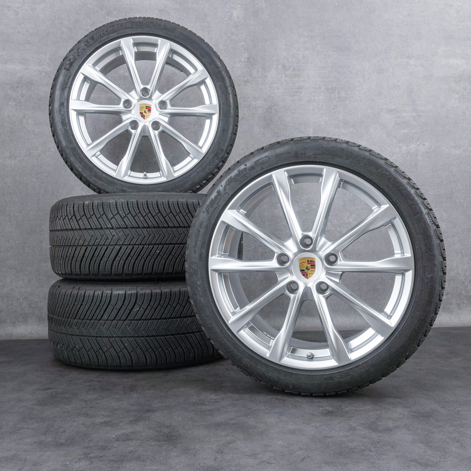 Originální zimni alu kola Porsche 982 718 Boxster Cayman 19 palců 98204460008 ráfky