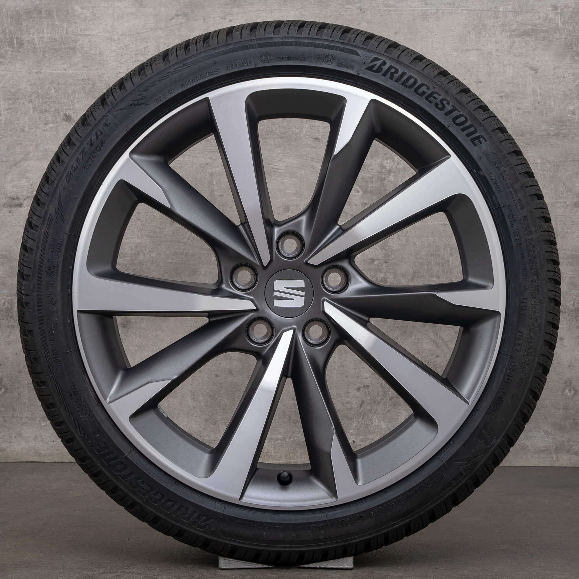 Seat Leon FR 5F vinterhjul 18-tommers felger vinterdekk ytelse NY
