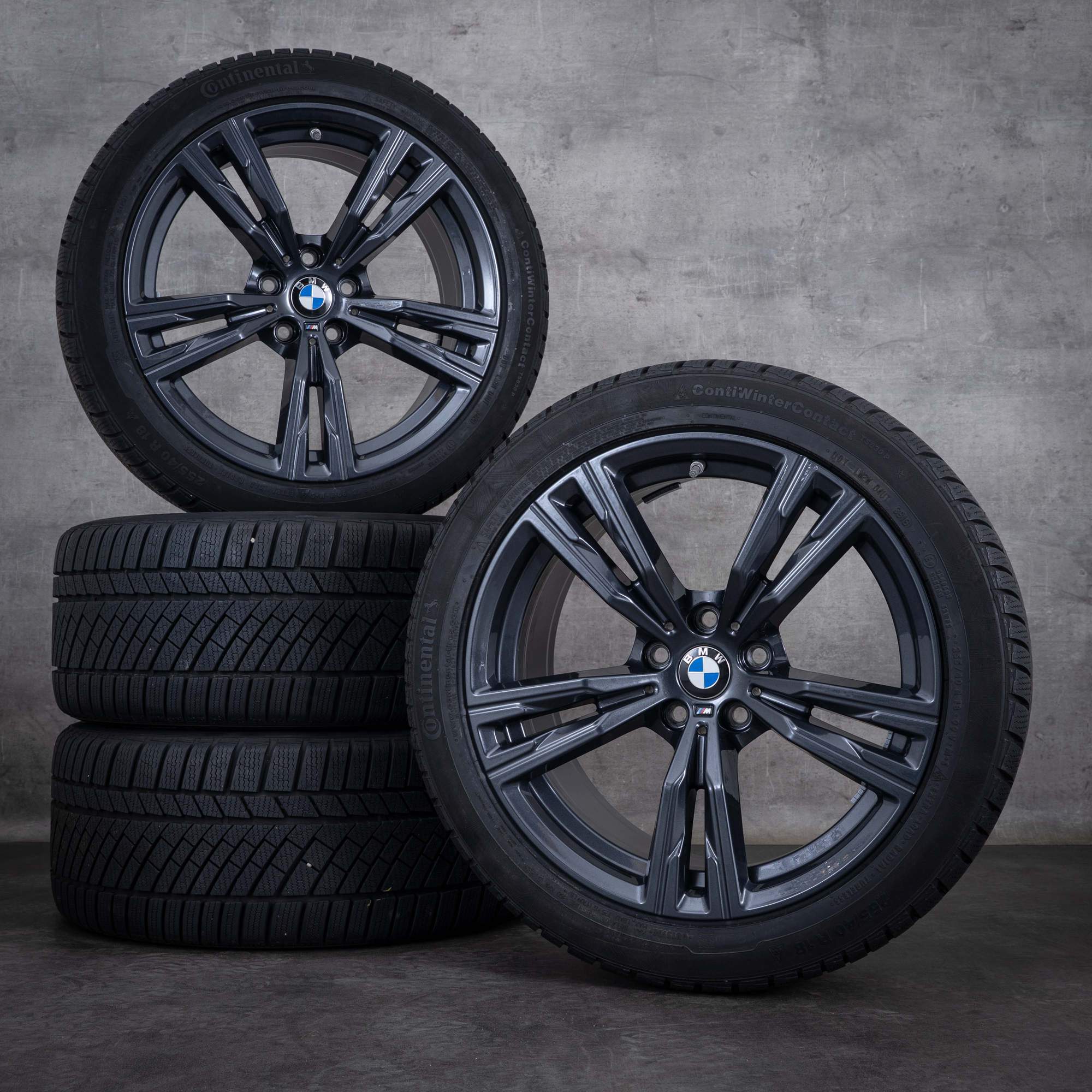 Alkuperäiset BMW Z4 talvirenkaat 18 tuuman G29 vanteet styling 798 M 8091466 8091467 orbit grey gloss (orbit harmaa kiiltävä)