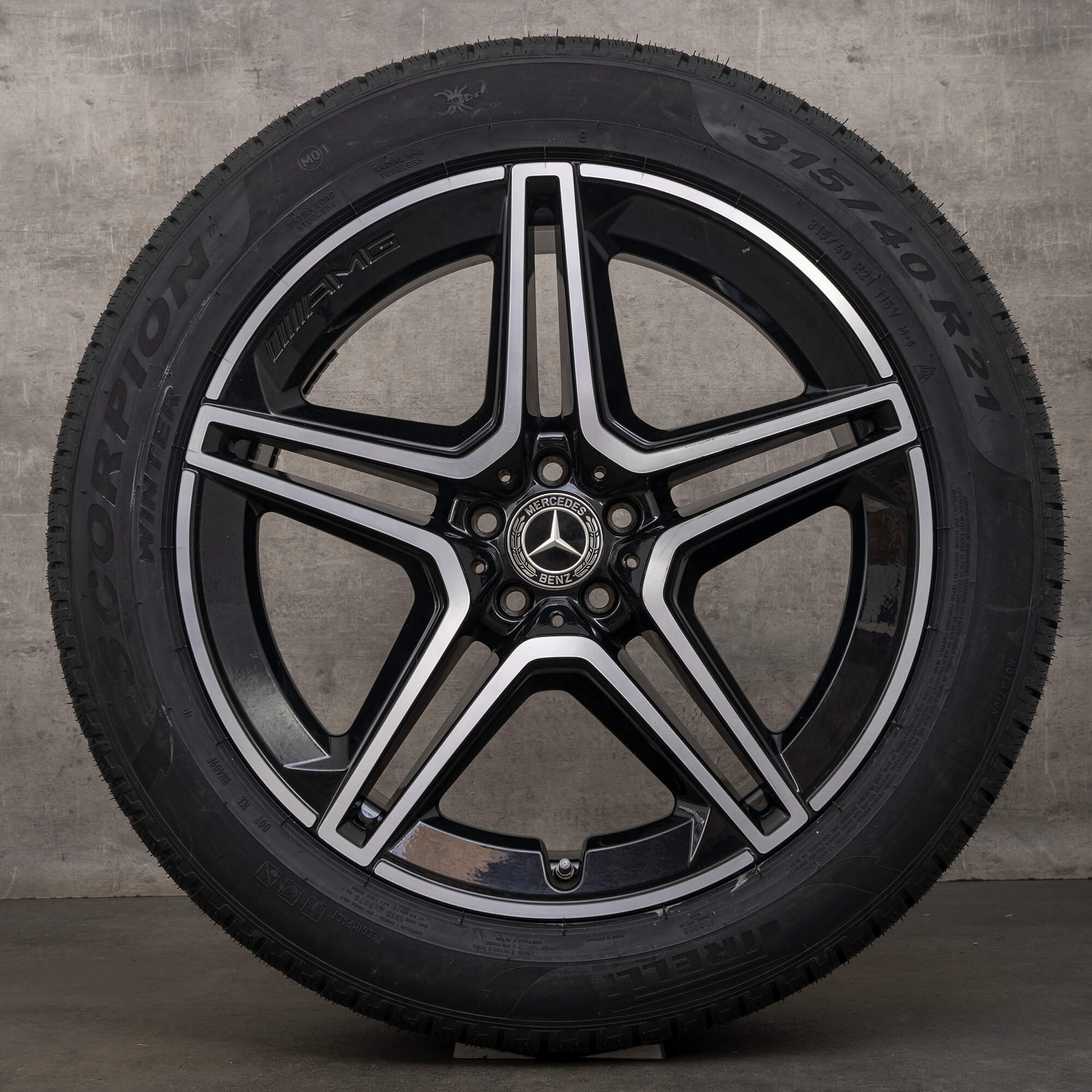 GLS X167 & GLS63 AMG SUV winter tires 21 inch rims A1674017300 A1674017400