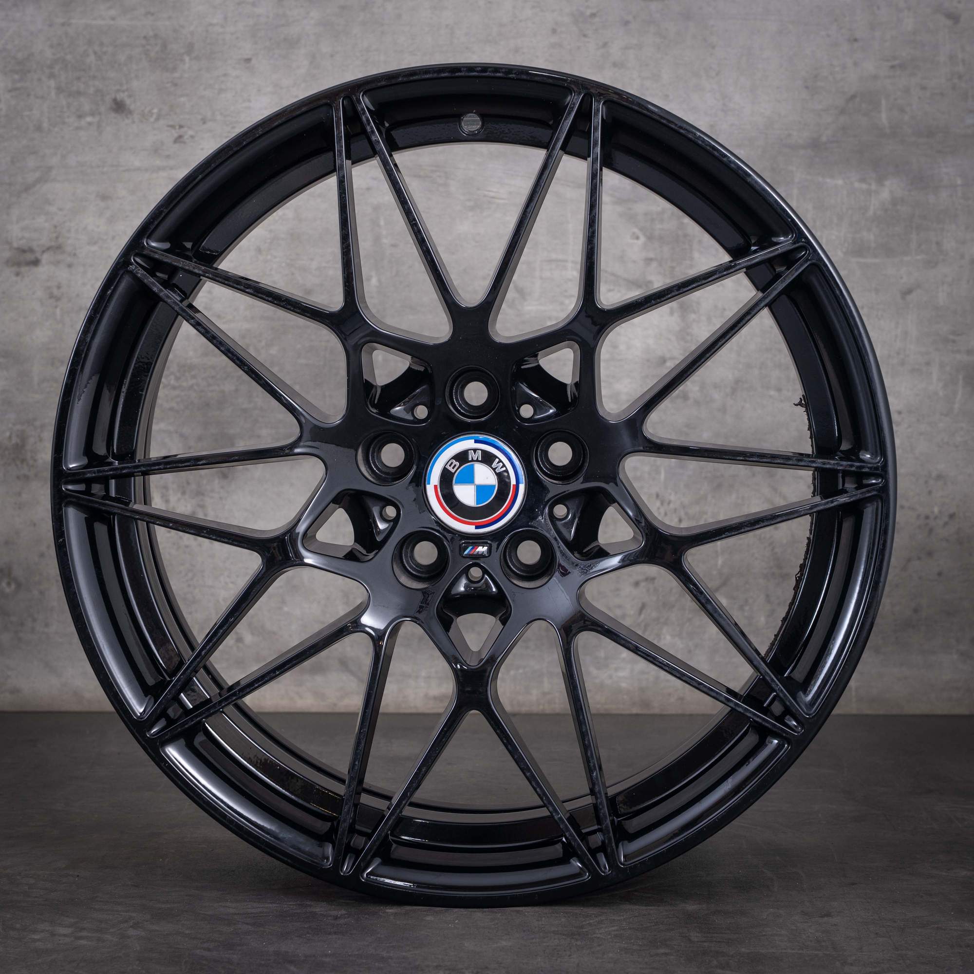 Original BMW M3 M4 Felgen 20 Zoll F80 F82 F83 Styling 666 M 8090192 8090193 schwarz glanzgedreht