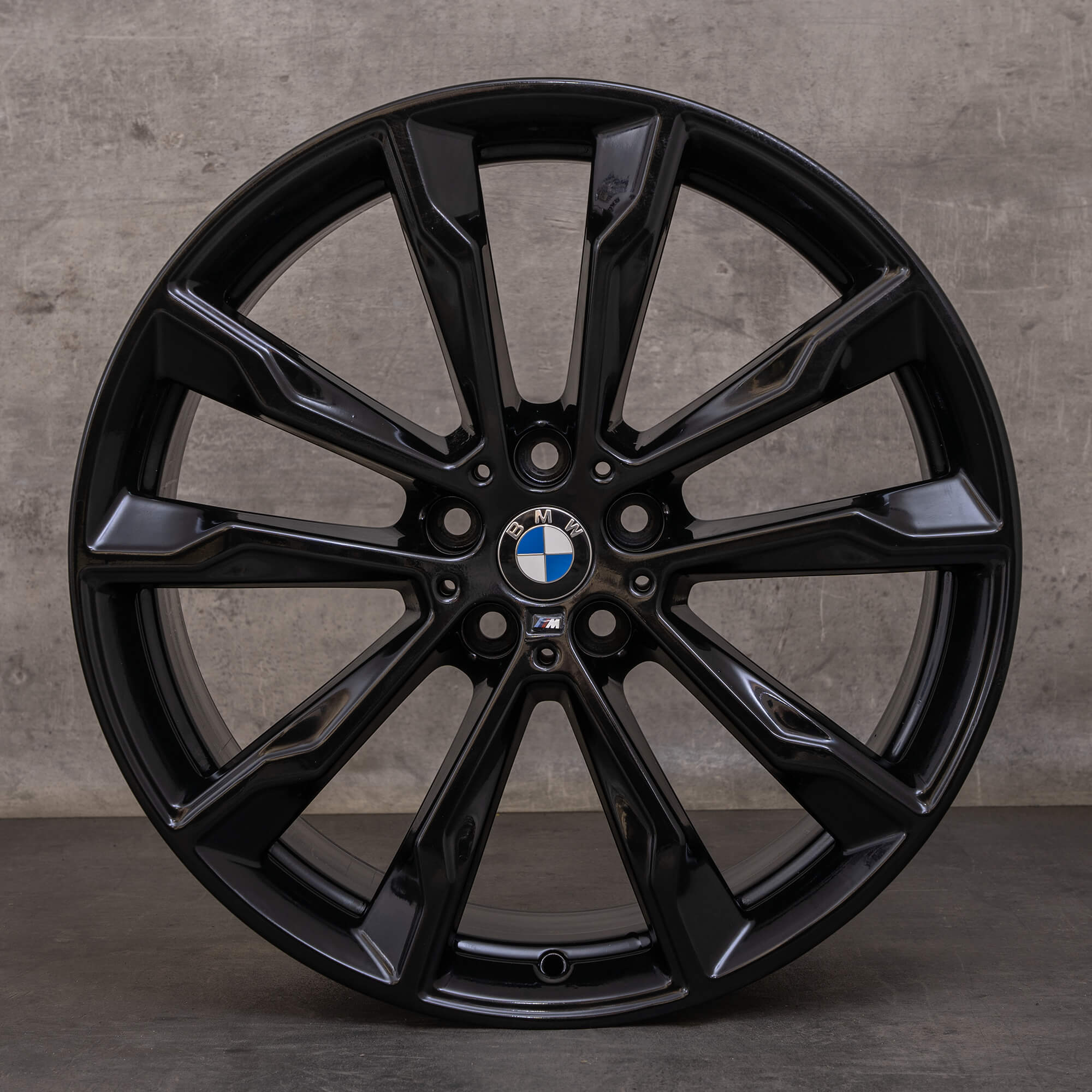 Original BMW X3 X4 Winterräder 20 Zoll G01 G02 Felgen Styling 699 M 7916265 7916266 jet black NEU