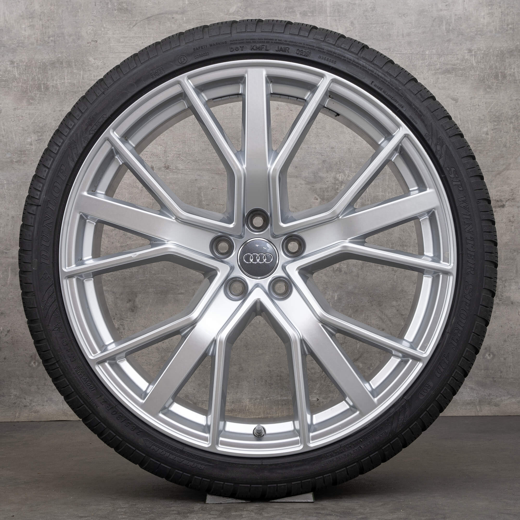 Originele Audi RS6 winterwielen 21 inch 4G velgen 4G0601025CJ zilver
