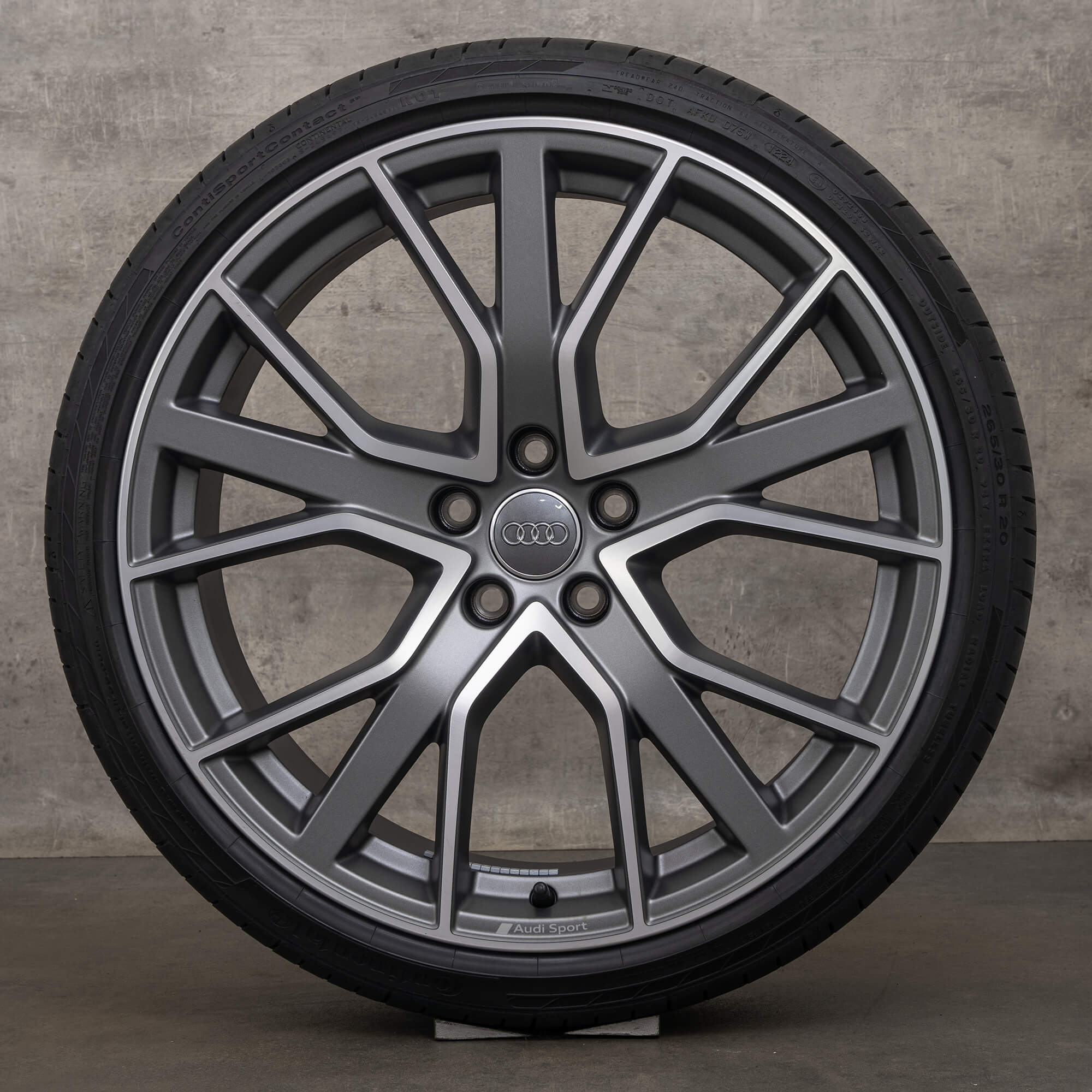 OEM Audi A5 S5 rims 20 inch F5 8W B9 summer tires performance ...