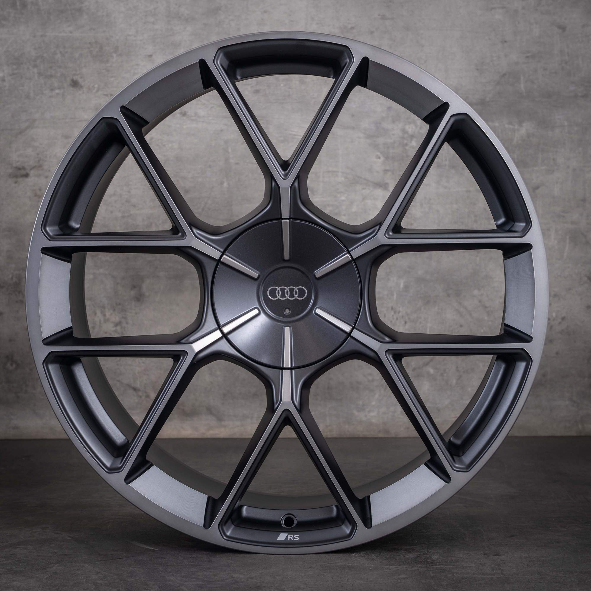 Original Audi e-tron GT RS Winterräder 21 Zoll Felgen 4J3601025CJ 4J3601025CK granit matt glanzgedreht NEU