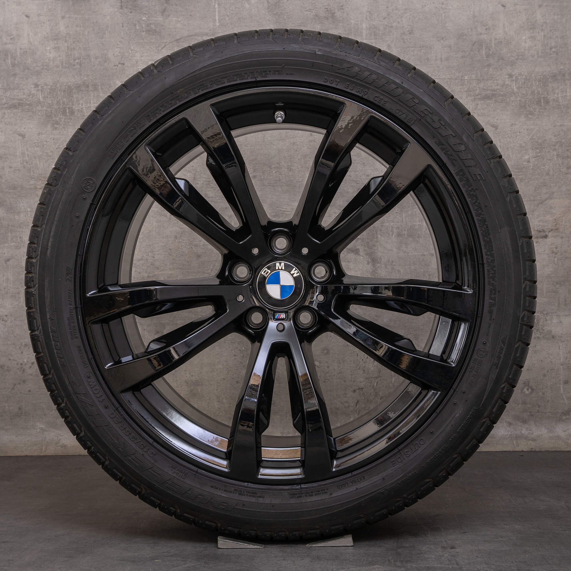 Originale BMW X5 X6 fælge 20 tommer E70 F15 F16 Sommerhjul Styling 469 M 7846790 7846791 sort blank
