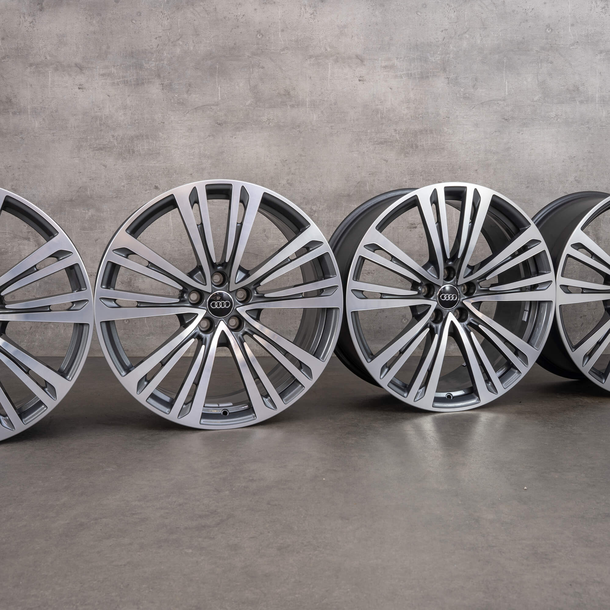 Audi A8 S8 4N F8 4H 20 inch rims aluminum 4N0601025D parallel spoke NEW
