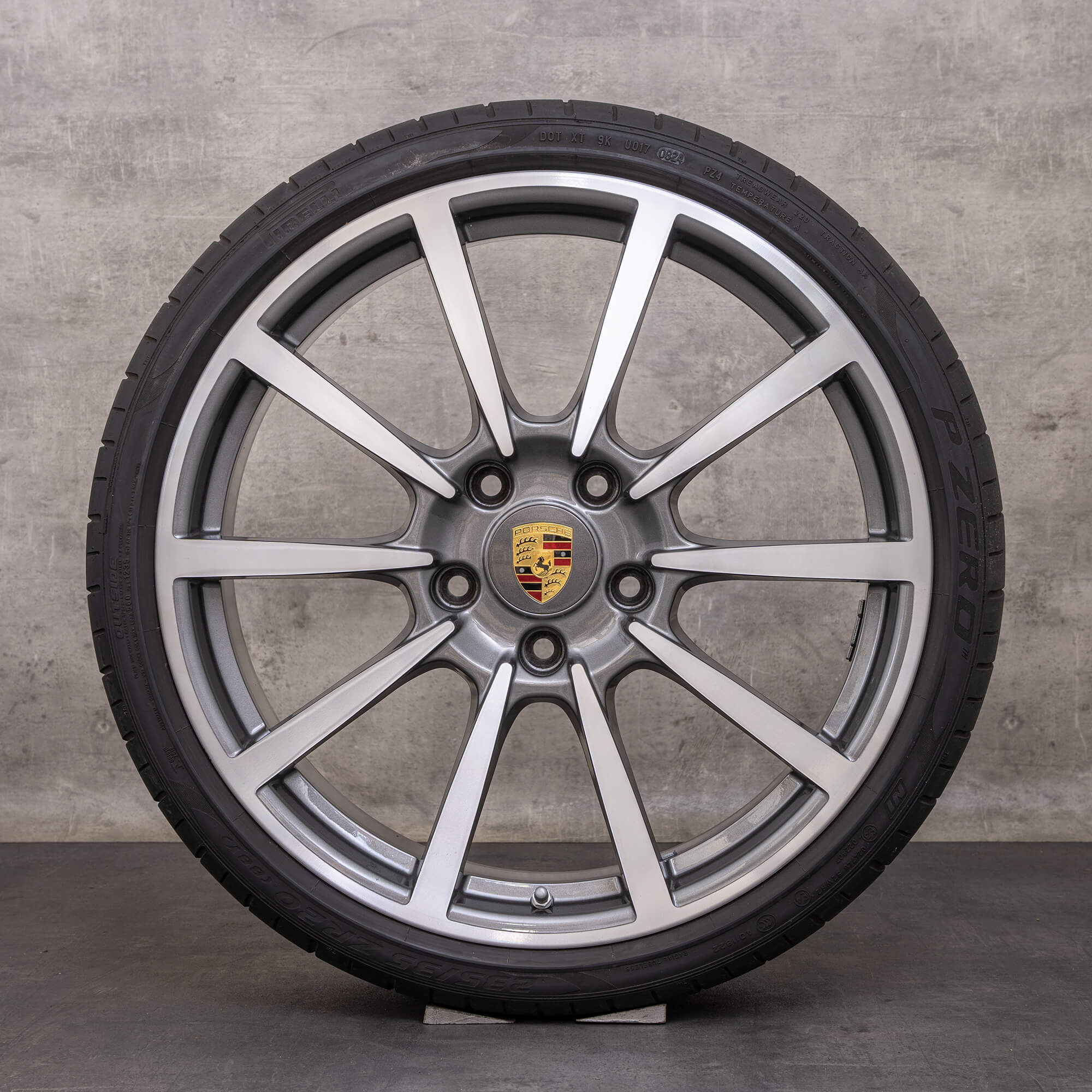 OEM Porsche rims Boxster Cayman 981 20 inch summer wheels 98136216014 ...